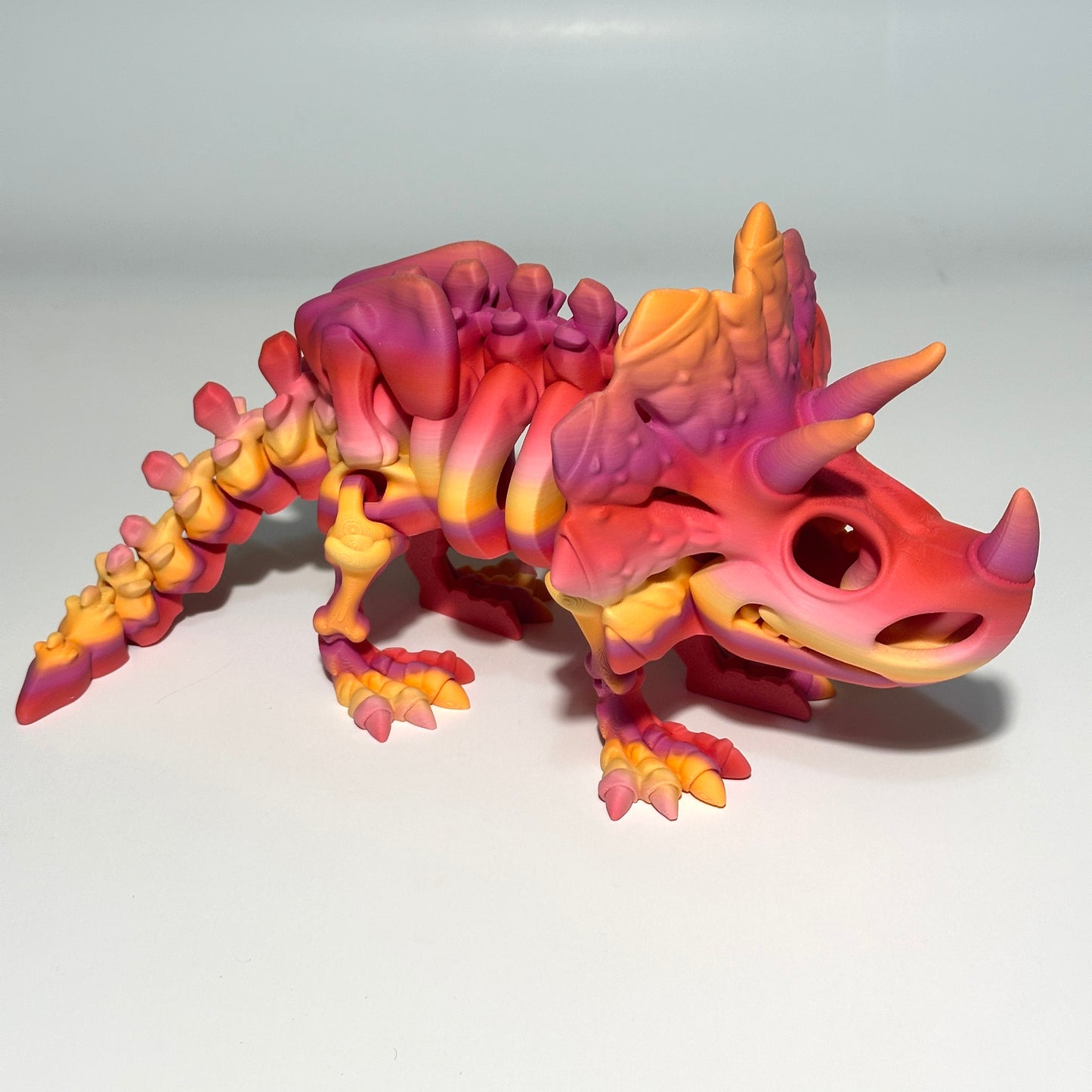 Giant Flexi Triceratops - 3D Printed Articulating Figure