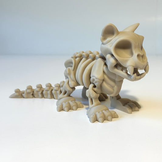 Flexi Skeli Cat - 3D Printed Articulating Figure