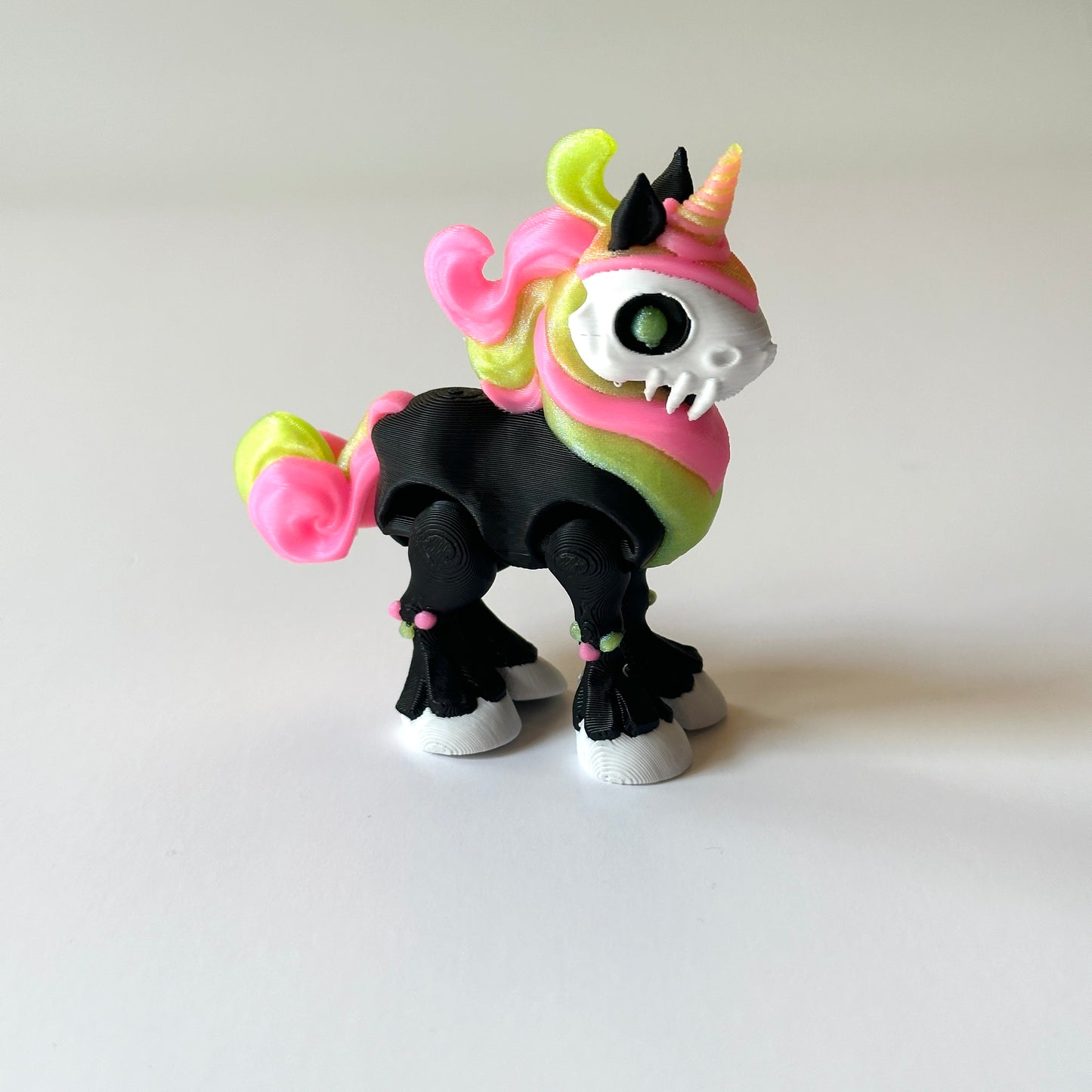 Mini Spooky Unicorn - 3D Printed Articulating Figure