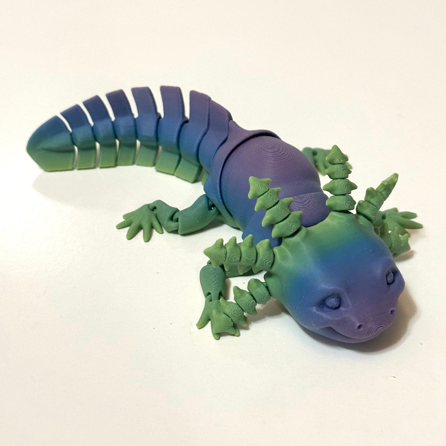 Axolotl - Fully Articulating 3D Printed Figurine