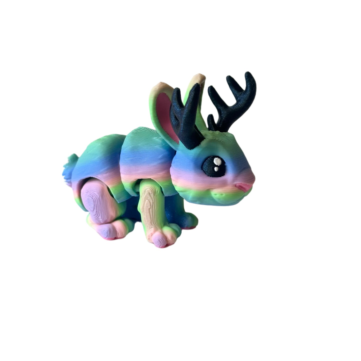 Mini Jackalope - 3D Printed Articulating Figure