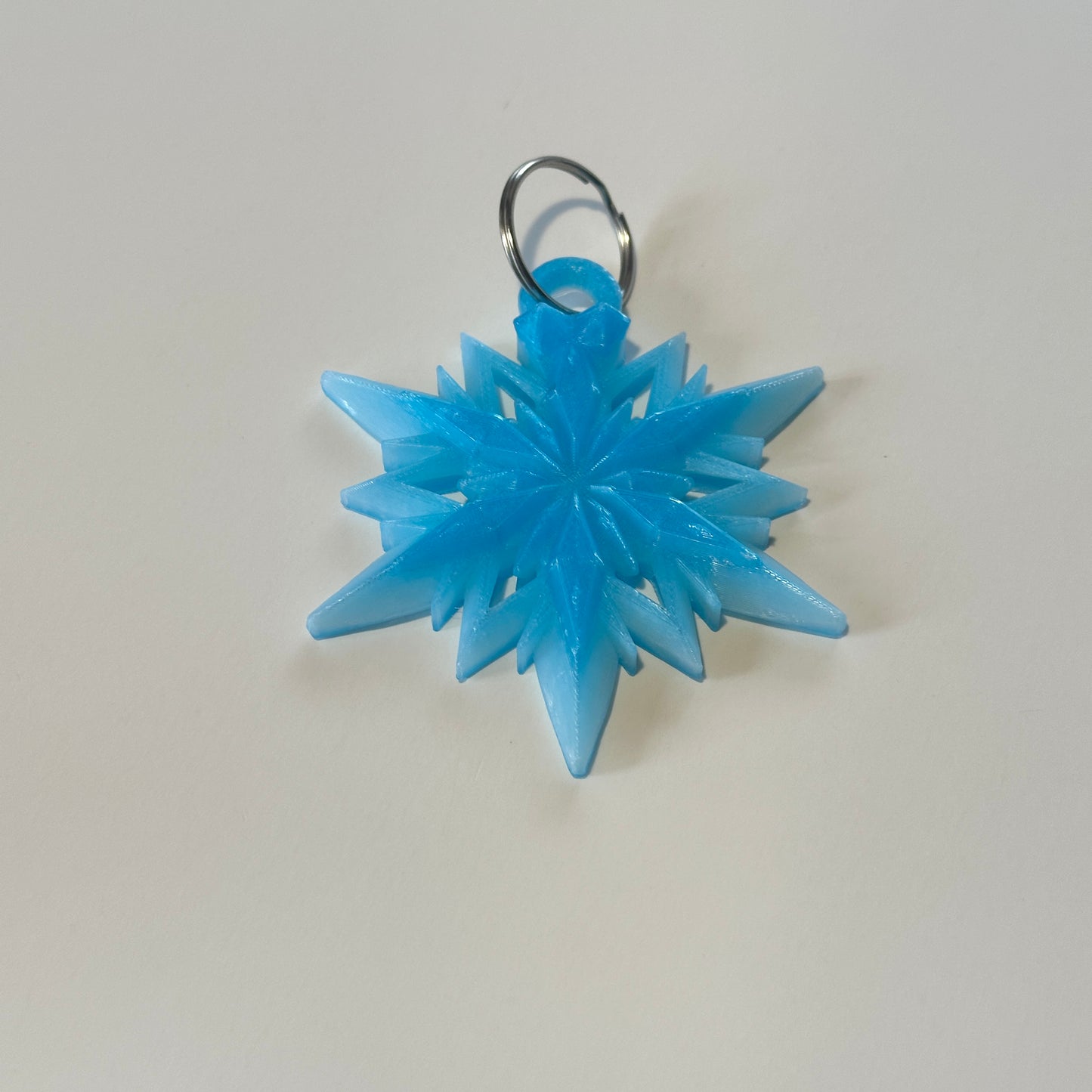 Snowflake Keychain - 3D Printed Articulating Figure