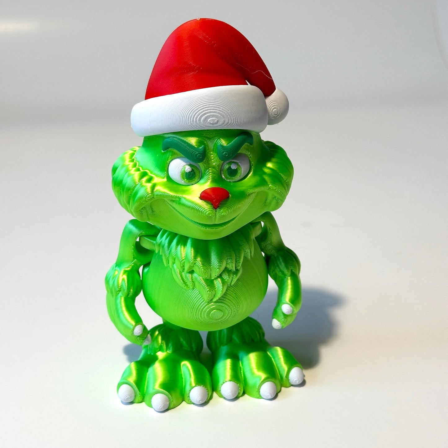 Anti Christmas Green Guy - 3D Printed Articulating Figure