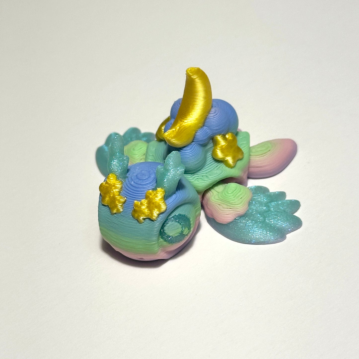 Tiny Dreamy Turtle - 3D Printed Articulating Figure