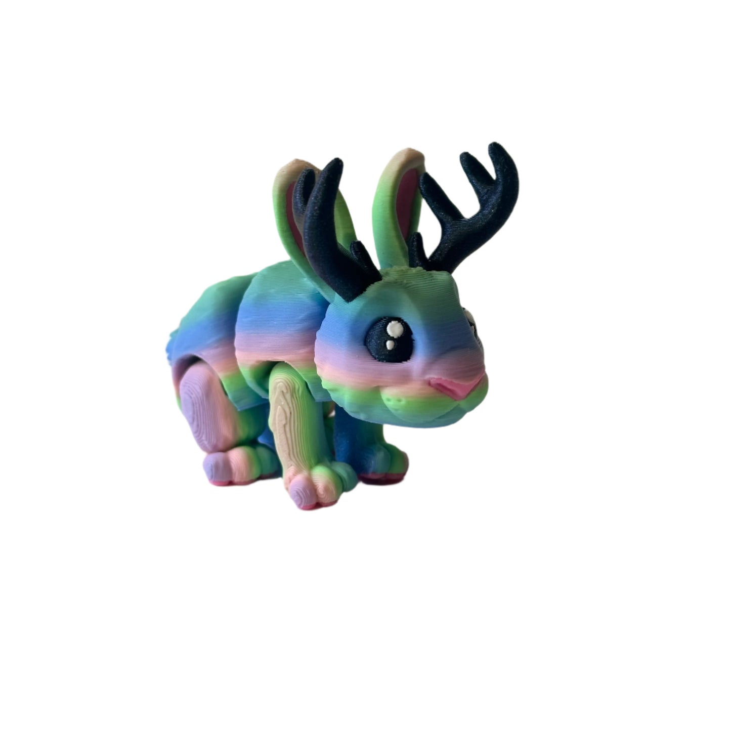 Mini Jackalope - 3D Printed Articulating Figure