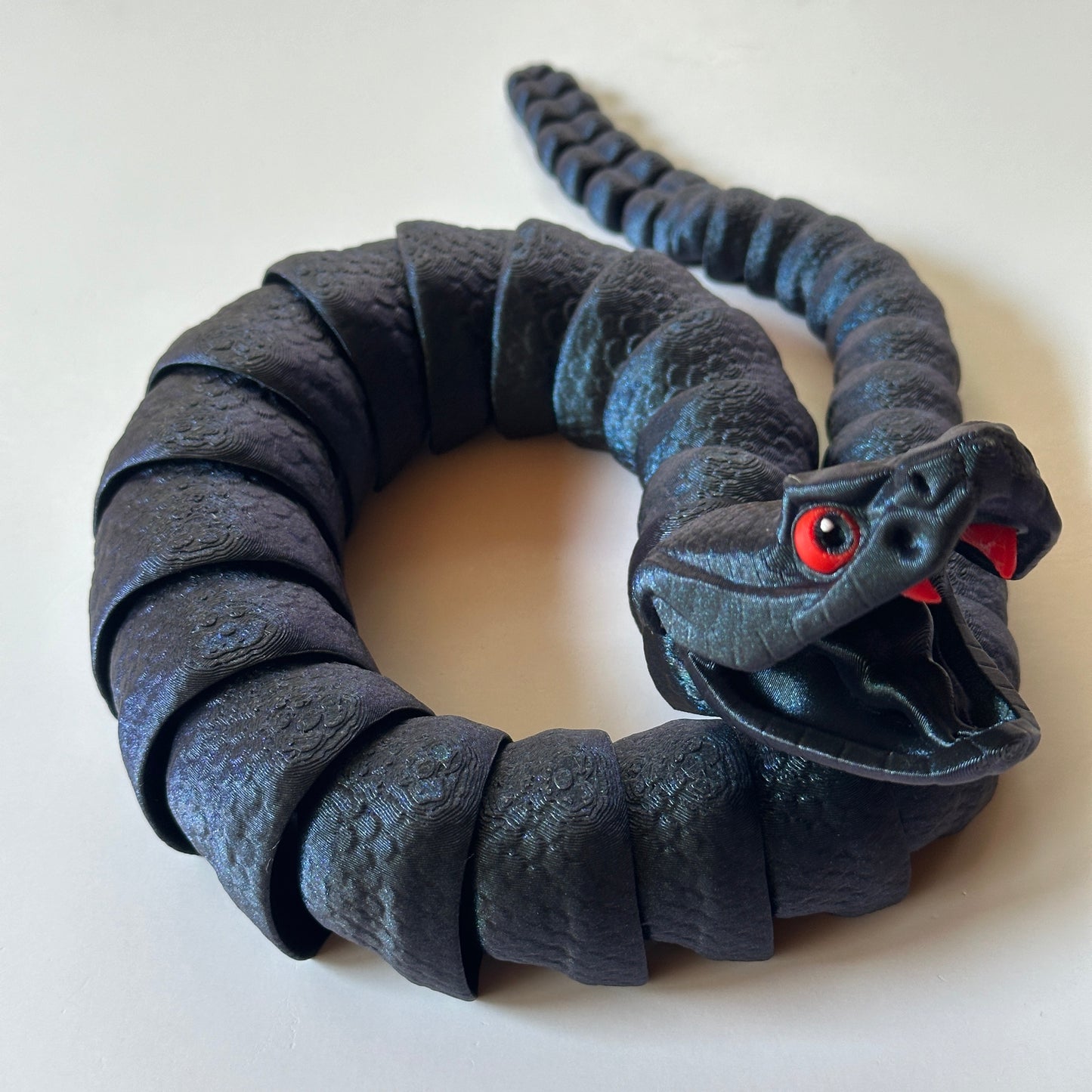 3D Printed Rattlesnake - Articulating Figure