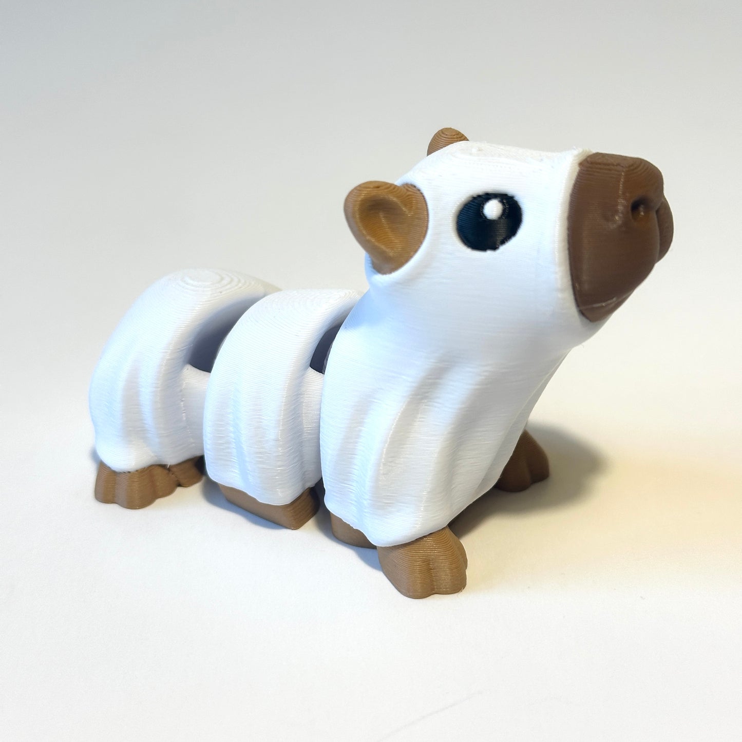 Ghost Capybara - 3D Printed Articulating Figure