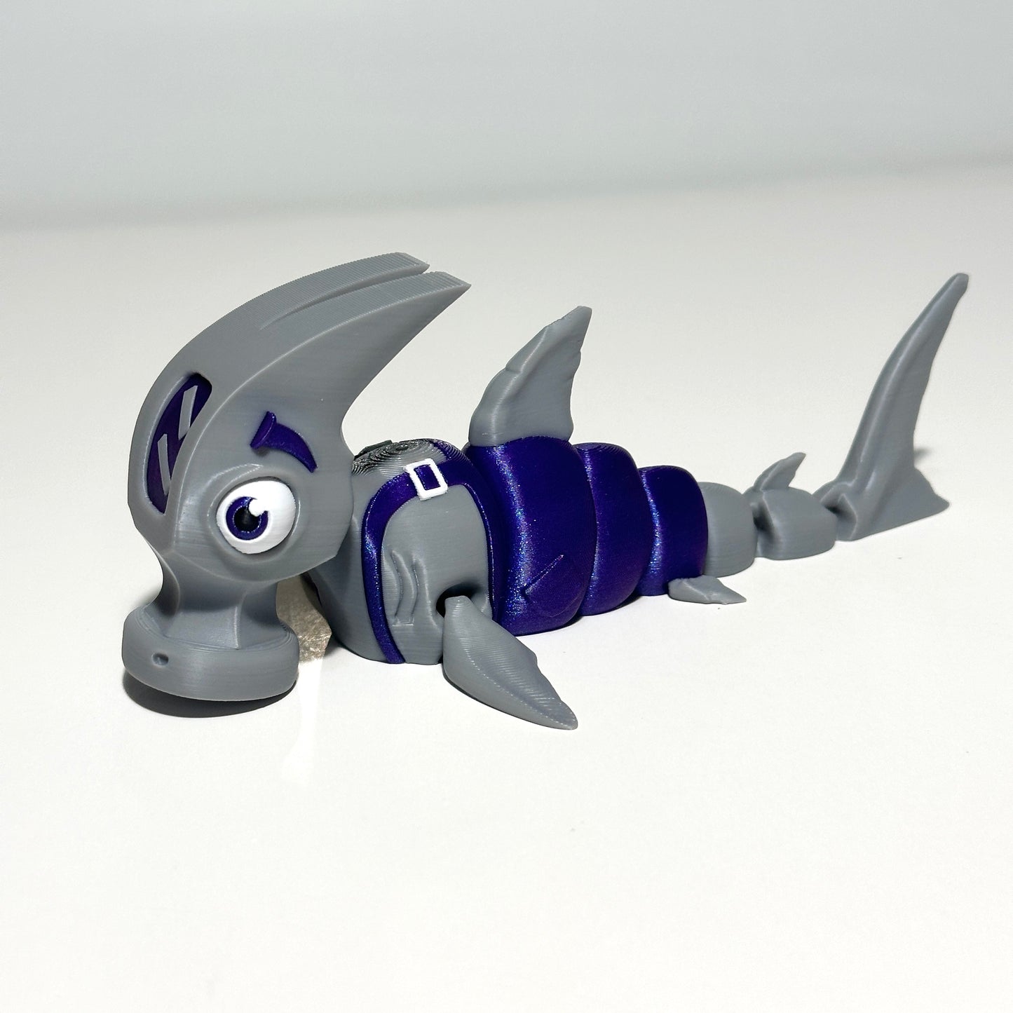 Flexi Hammerhead Shark - 3D Printed Articulating Figure