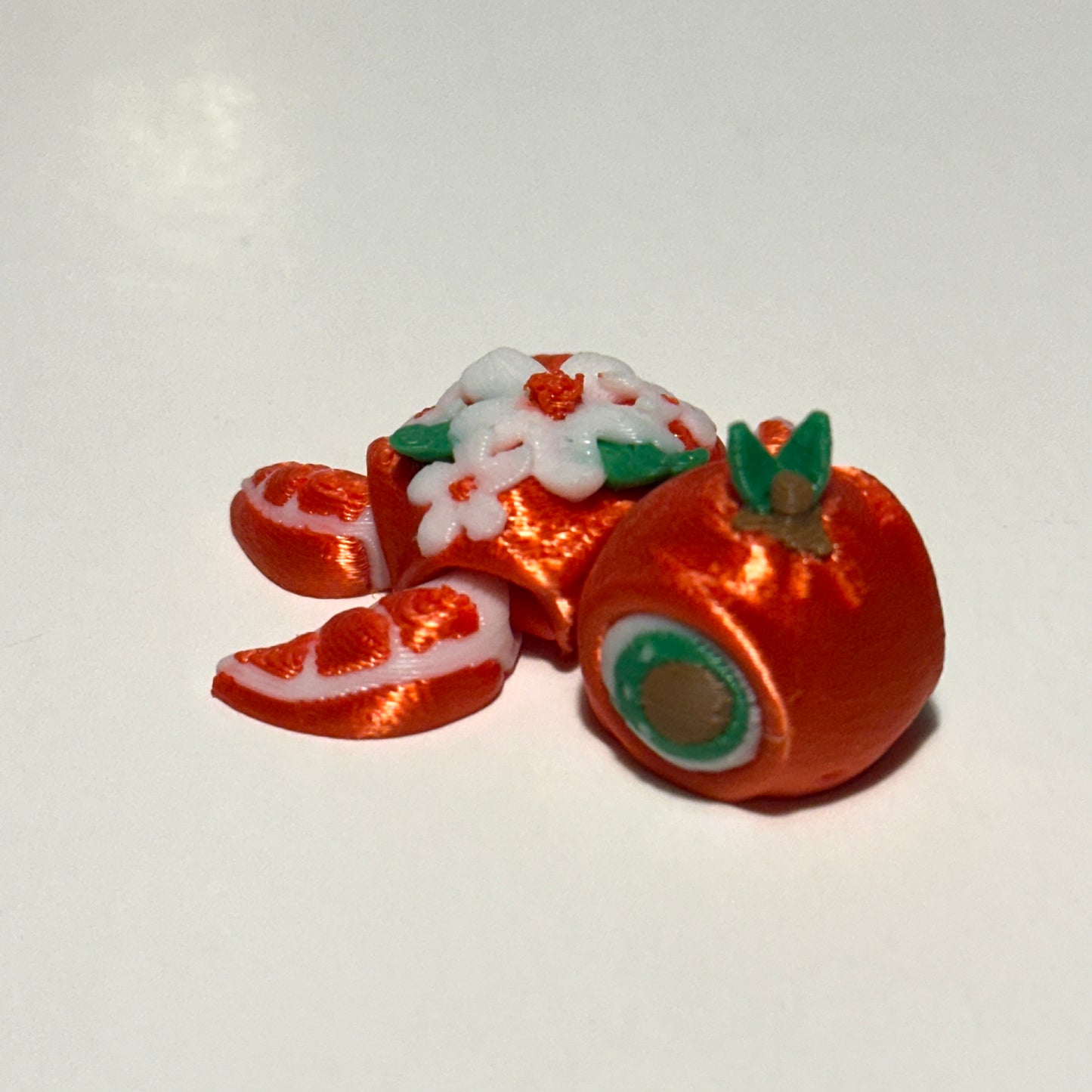 Mini Fruit Blossom Turtle - 3D Printed Articulating Figure