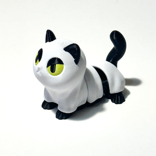 Ghost Cat - 3D Printed Articulating Figure