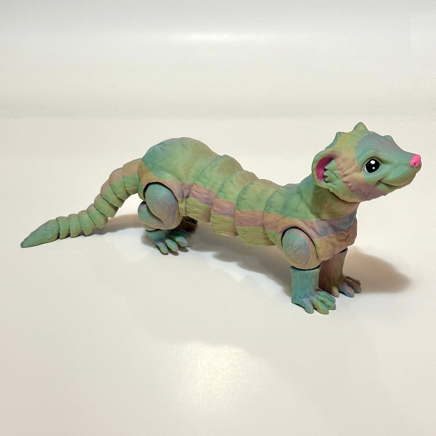 Large Ferret - 3D Printed Articulating Figure