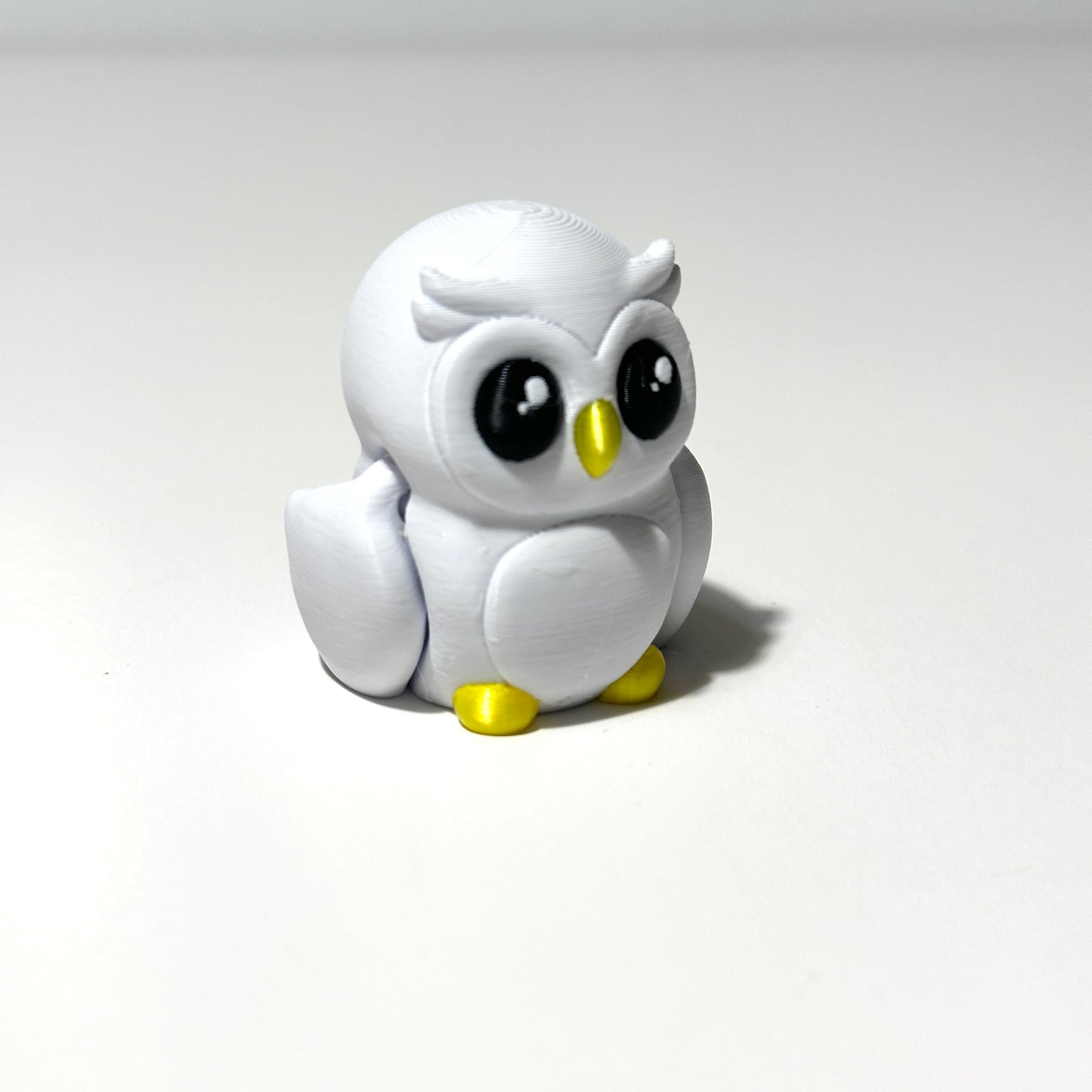 Baby Snow Owl - 3D Printed Articulated Figure