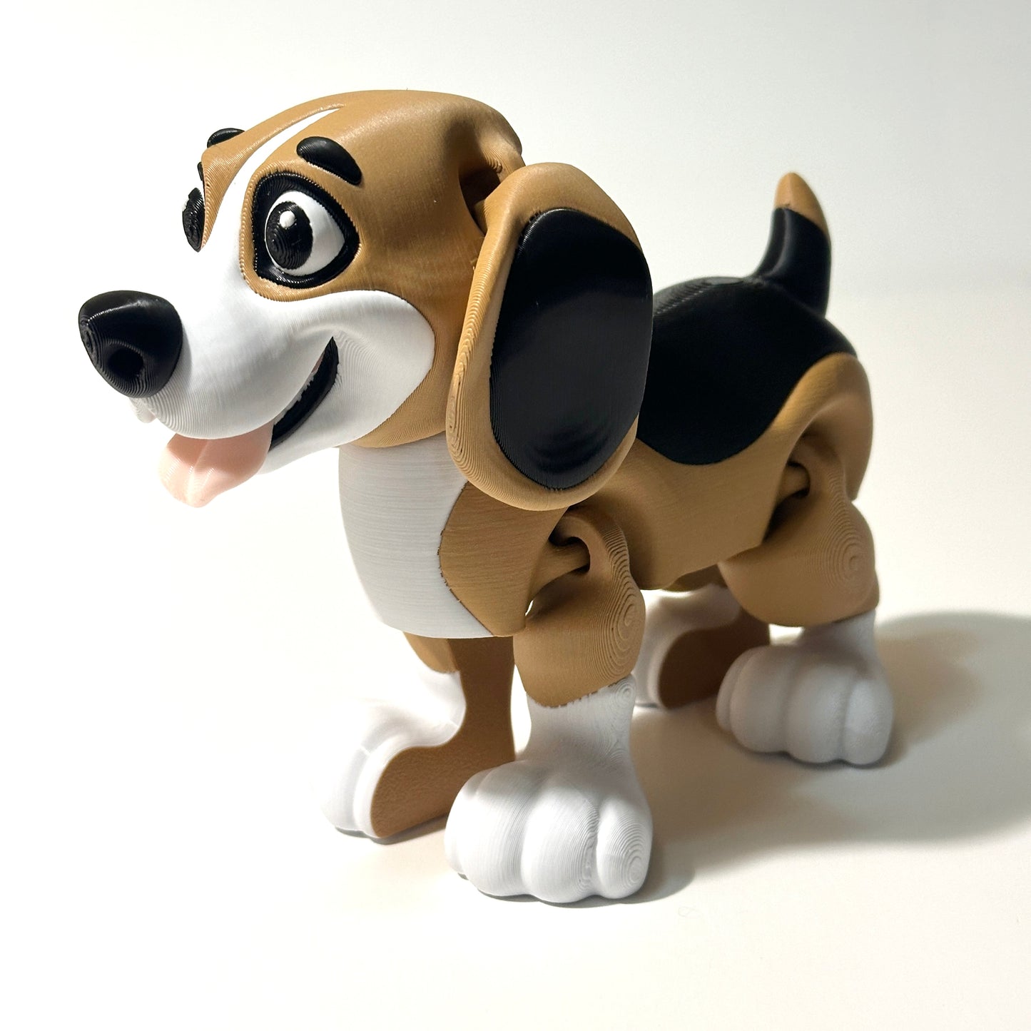 Flexi Beagle (Roscoe) -3D Printed Articulating Figure