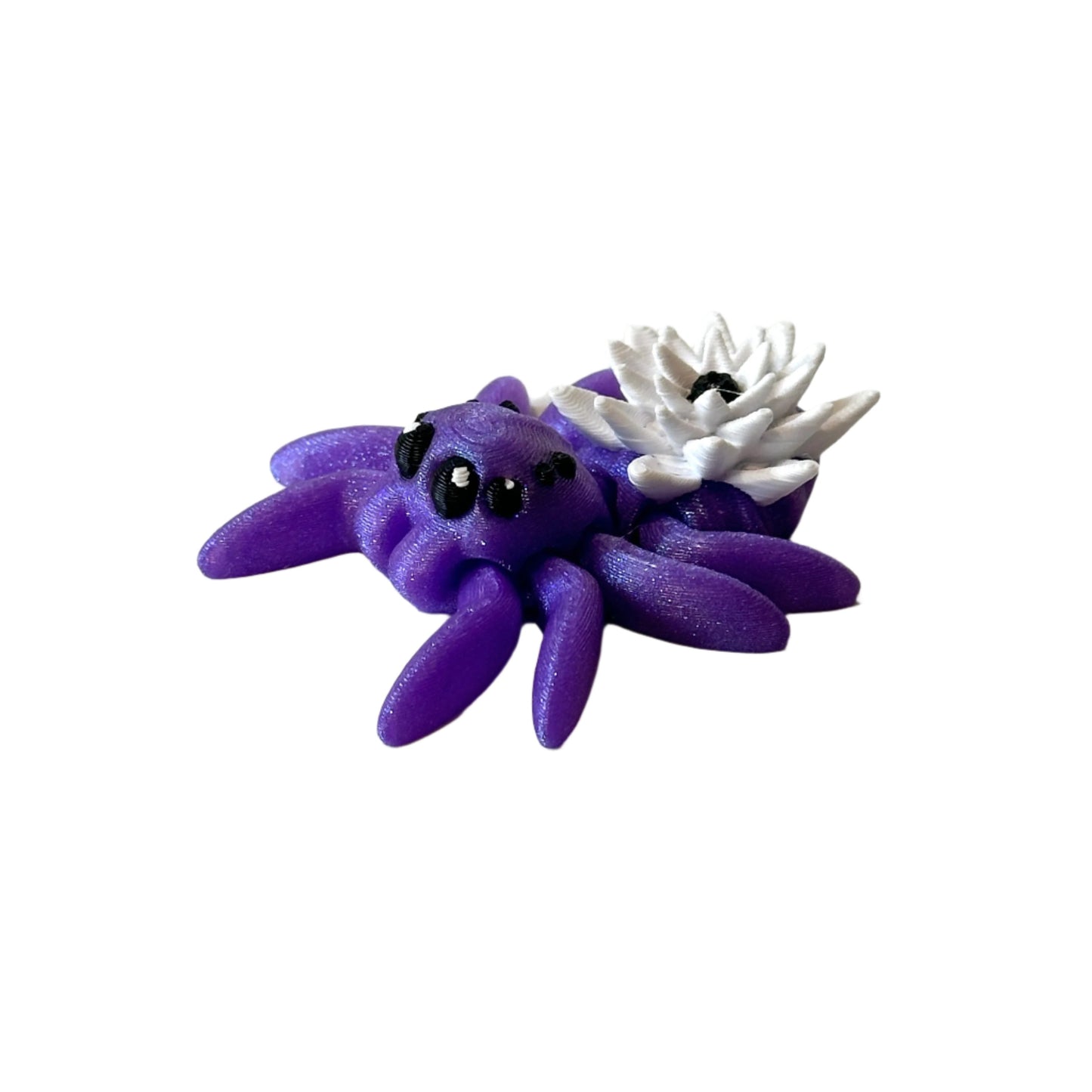 Tiny Water Lily Spider - 3D Printed Articulating Figure