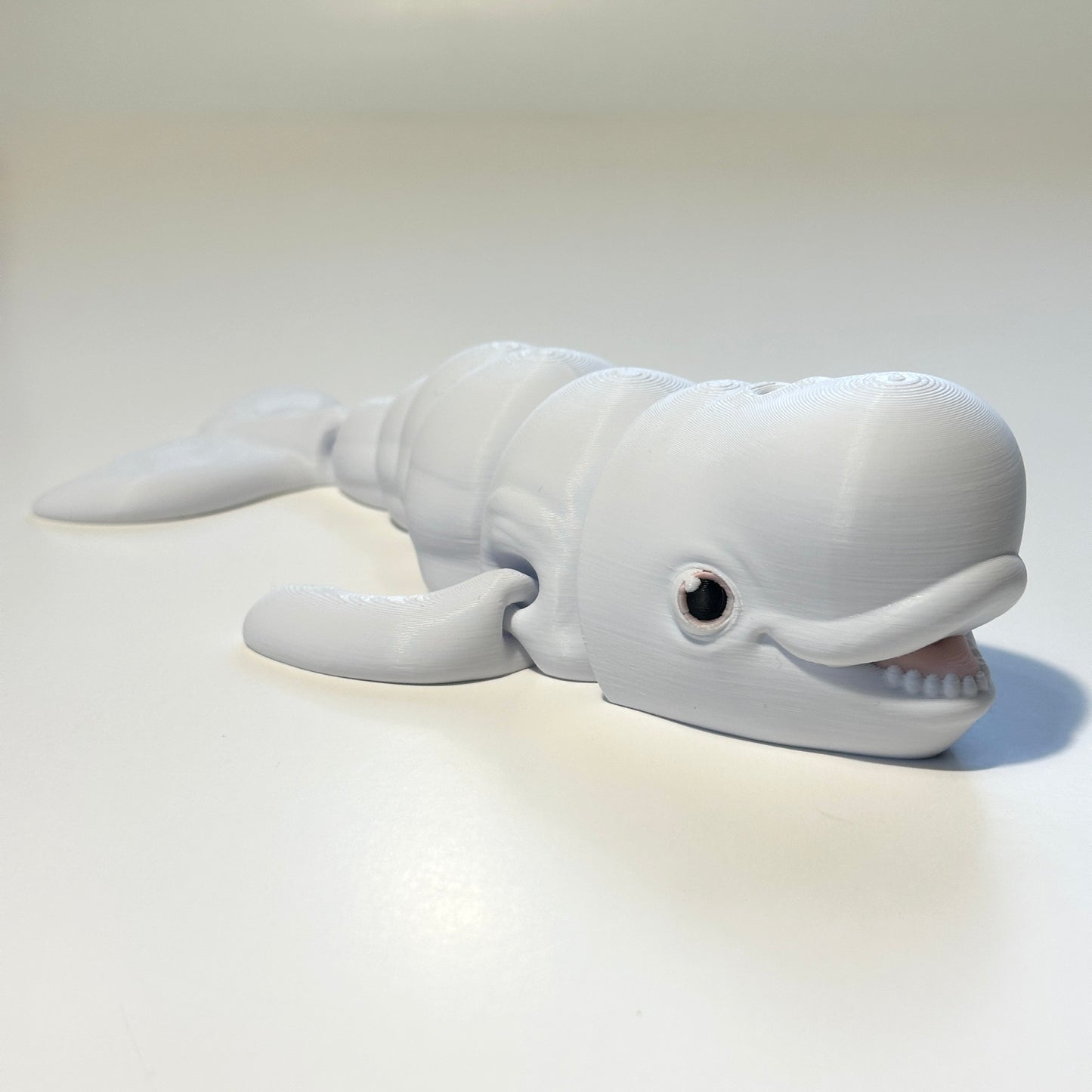 Flexi Beluga Whale - 3D Printed Articulating Figure