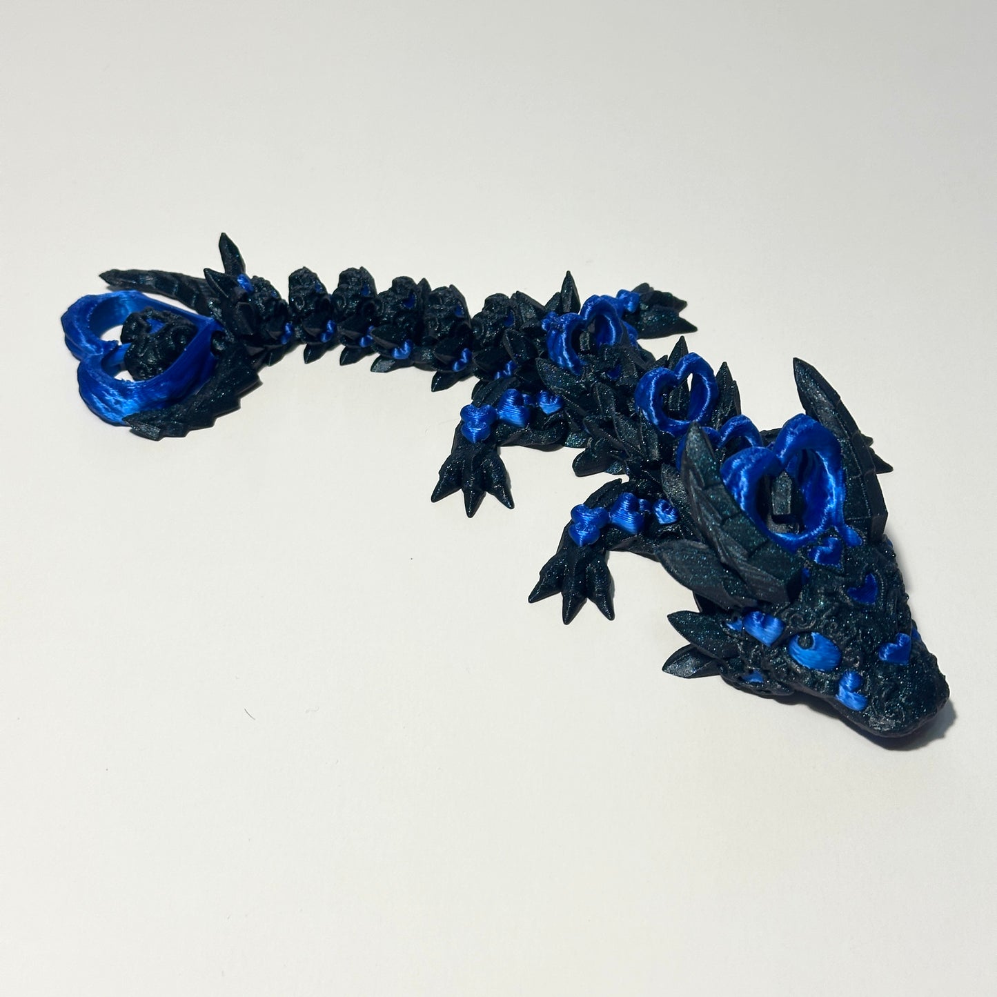 Baby Dark Heart Dragon - 3D Printed Articulating Figure