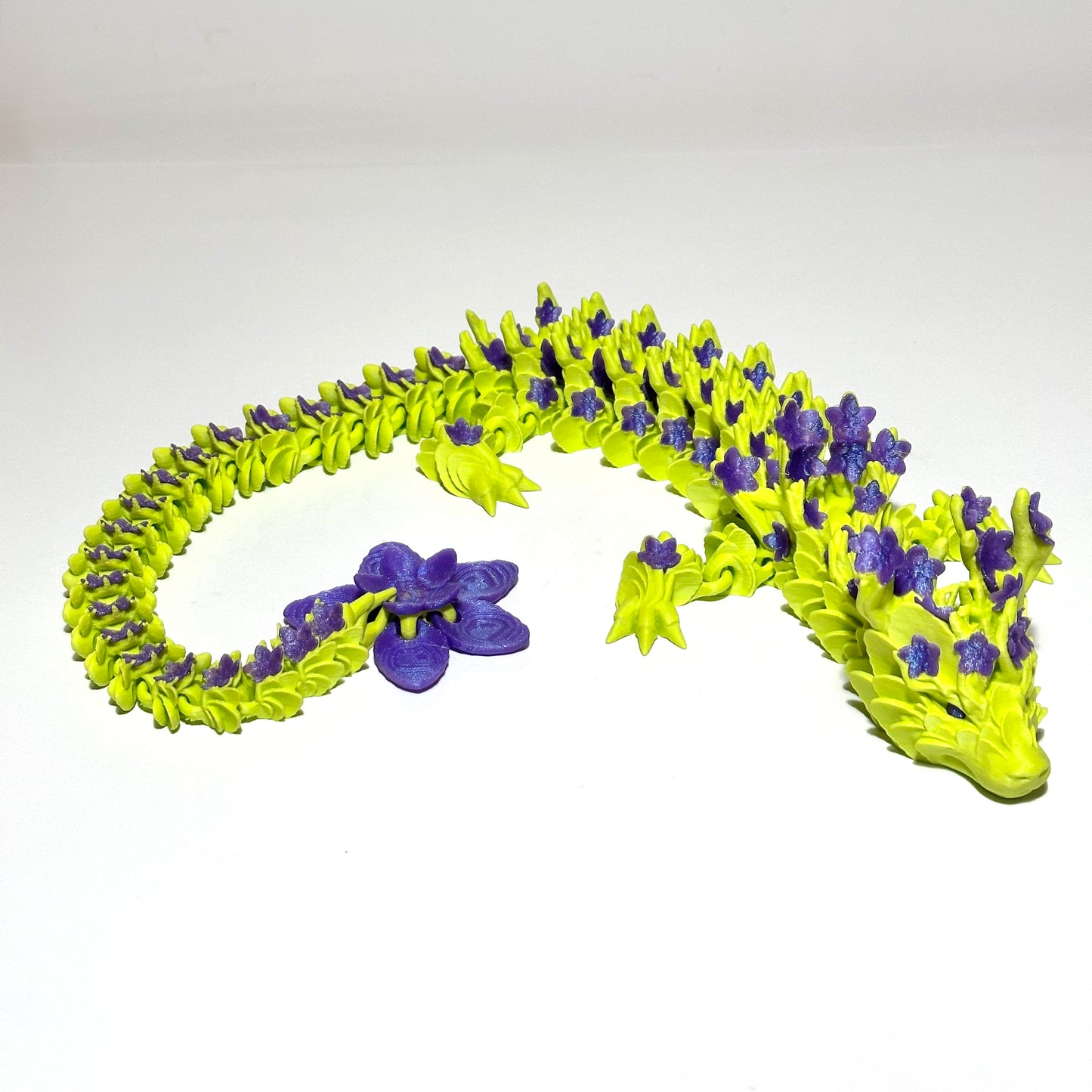 Large Cherry Blossom Dragon - 3D Printed Articulating Figure