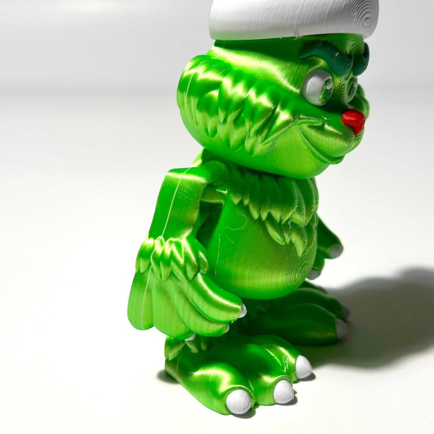 Anti Christmas Green Guy - 3D Printed Articulating Figure