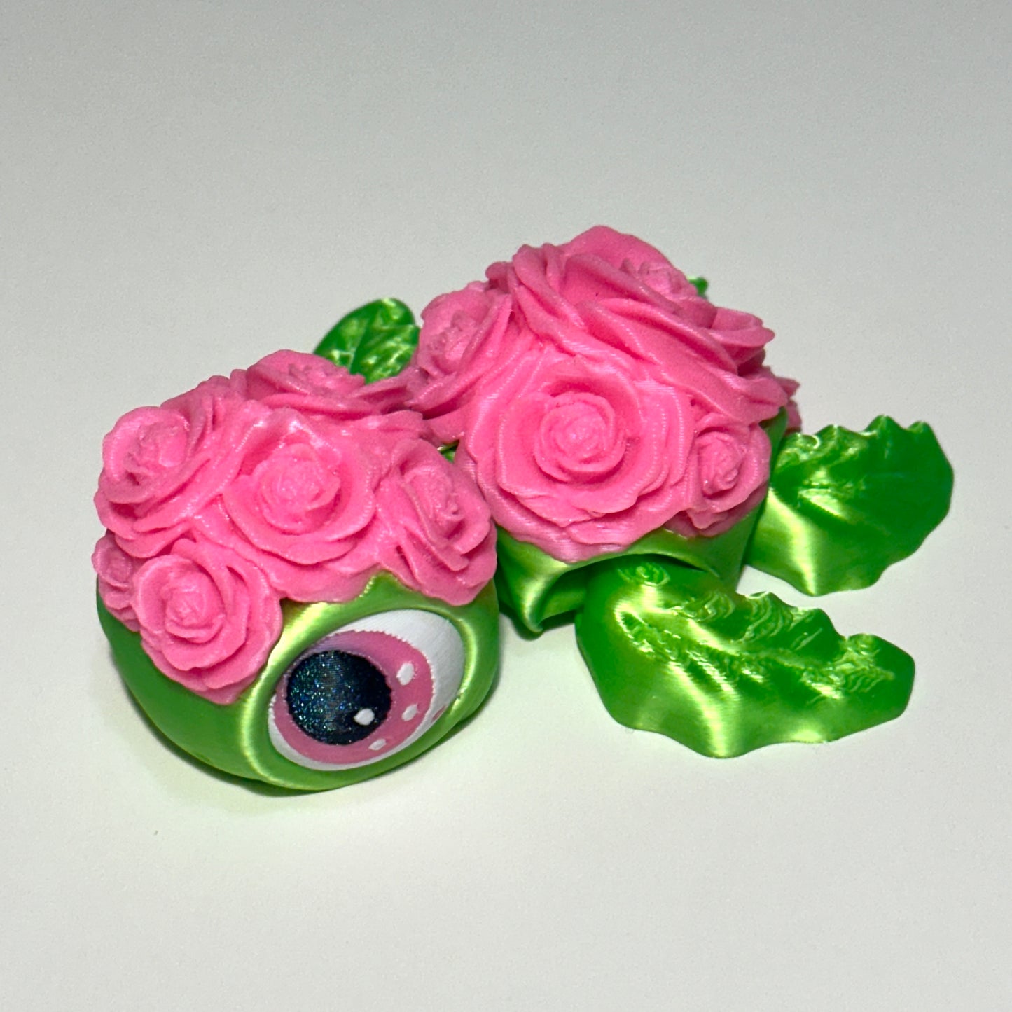 Rose Turtle - 3D Printed Articulating Figure