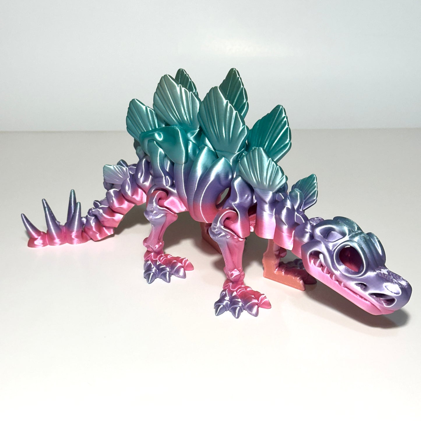 Giant Flexi Skeleton Stegosaurus - 3D Printed Articulating Figurines