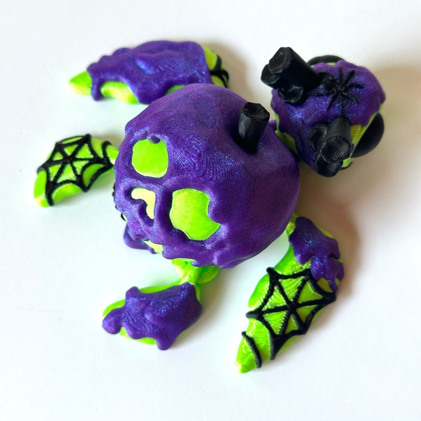 Rotten Apple Turtle - 3D Printed Articulating Figure