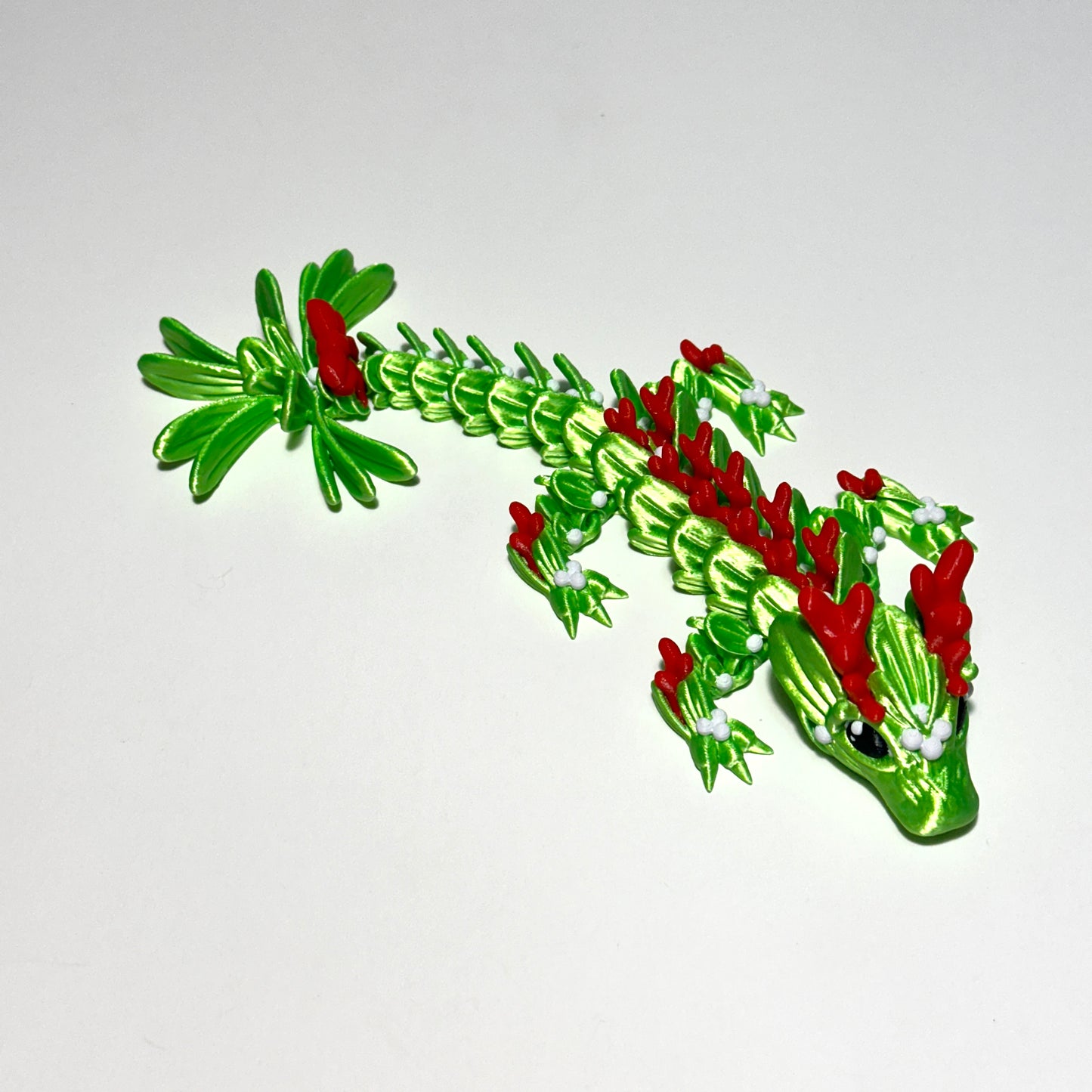 Baby Mistletoe Dragon - 3D Printed Articulating Figure