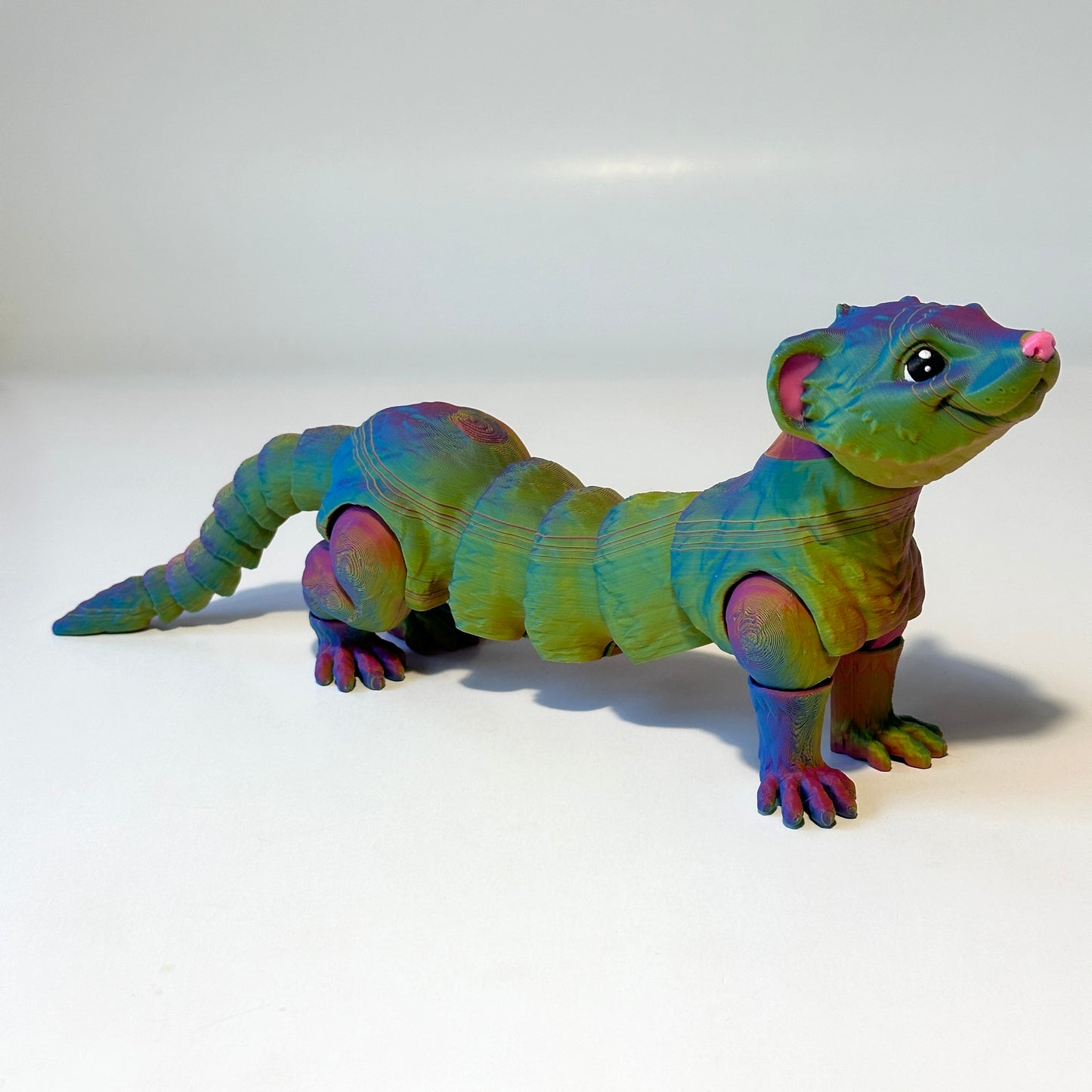 Large Ferret - 3D Printed Articulating Figure