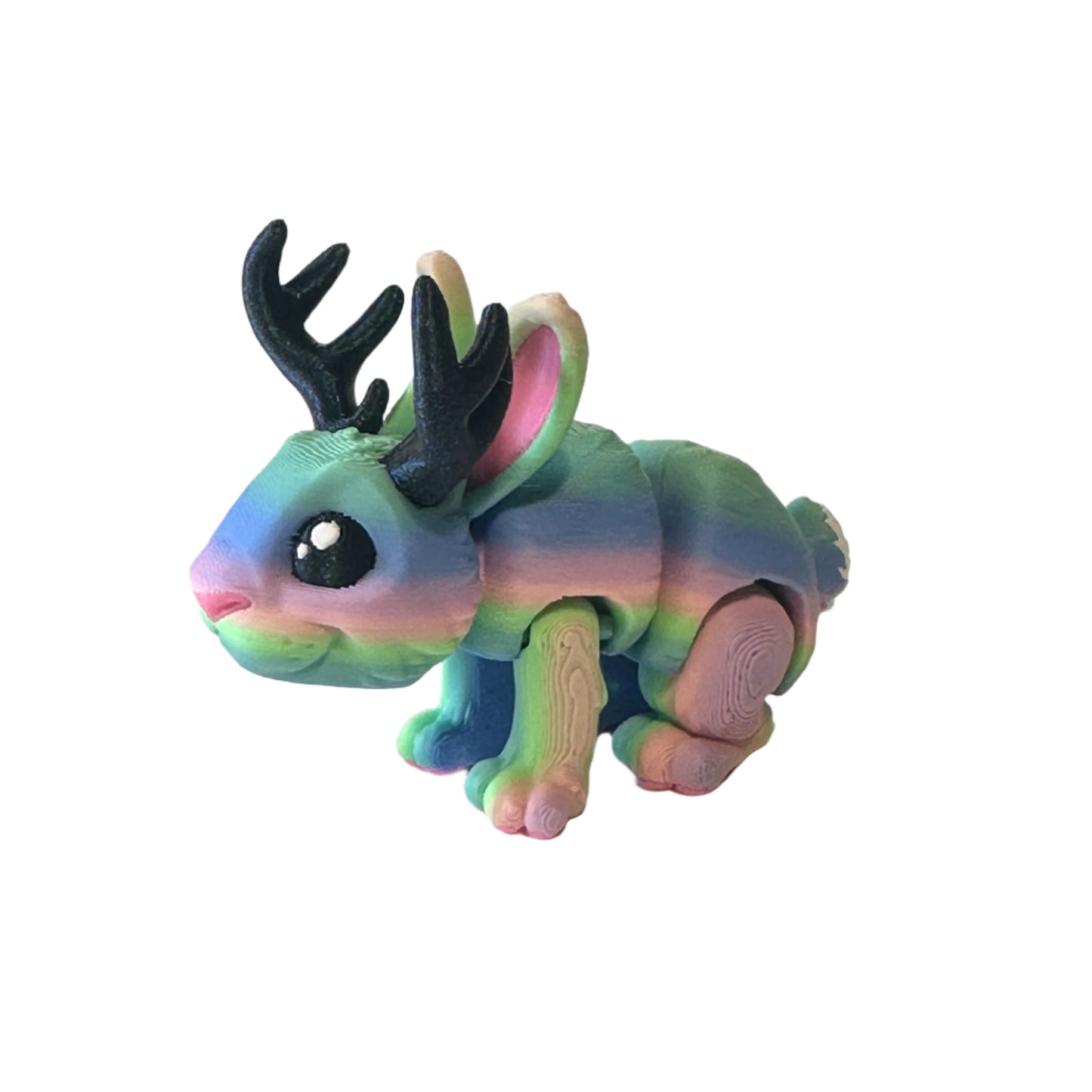 Mini Jackalope - 3D Printed Articulating Figure