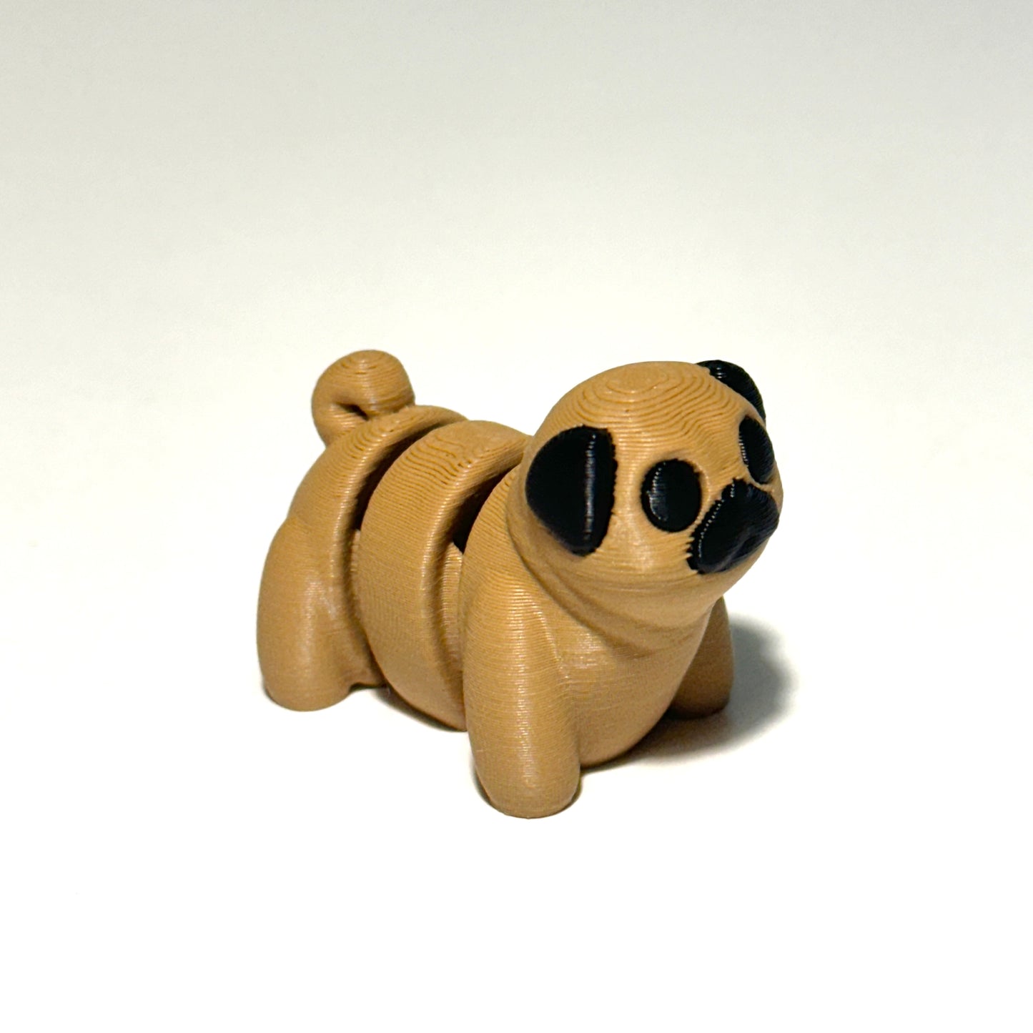 Tiny Pug - 3D Printed Articulating FIgure