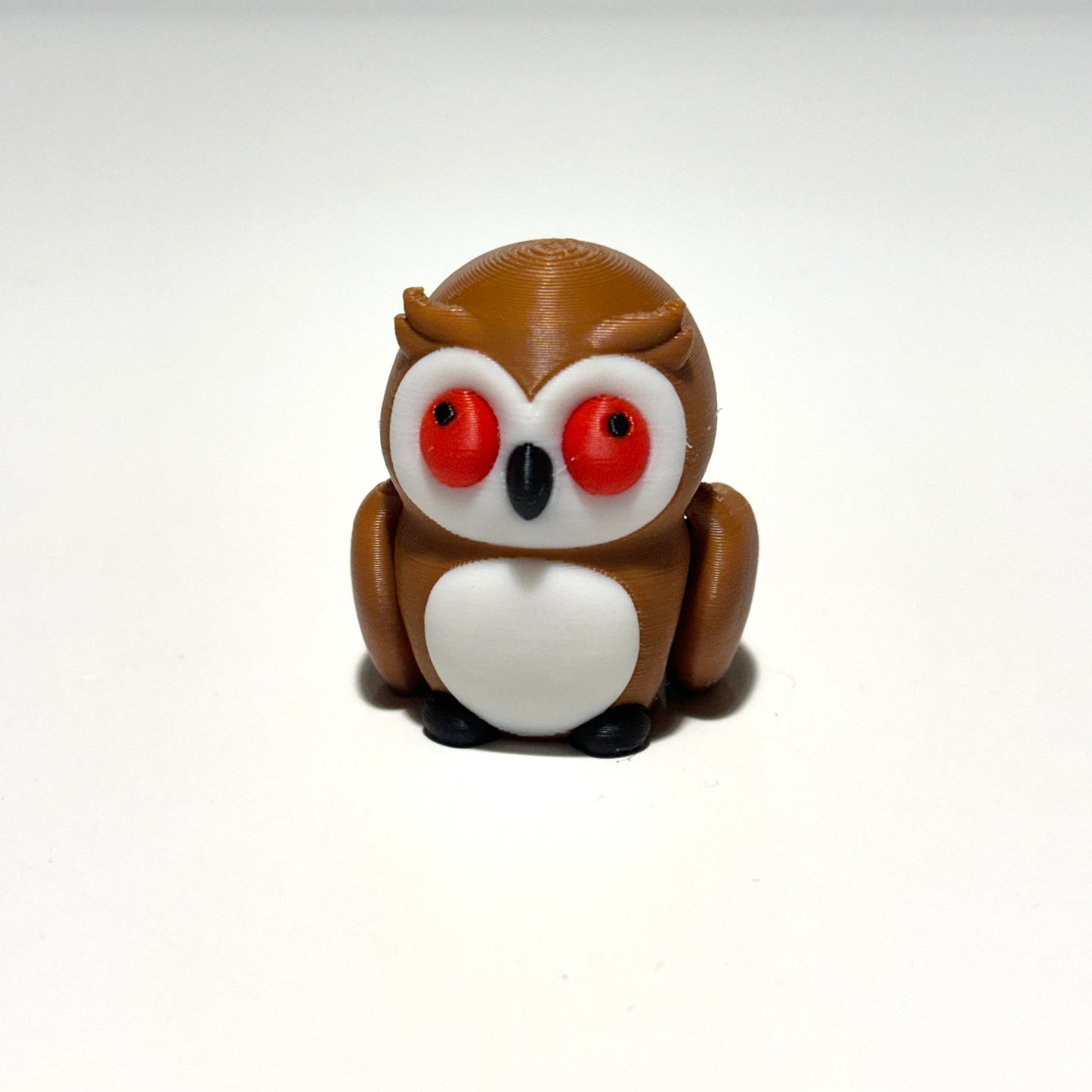 Baby Snow Owl - 3D Printed Articulated Figure