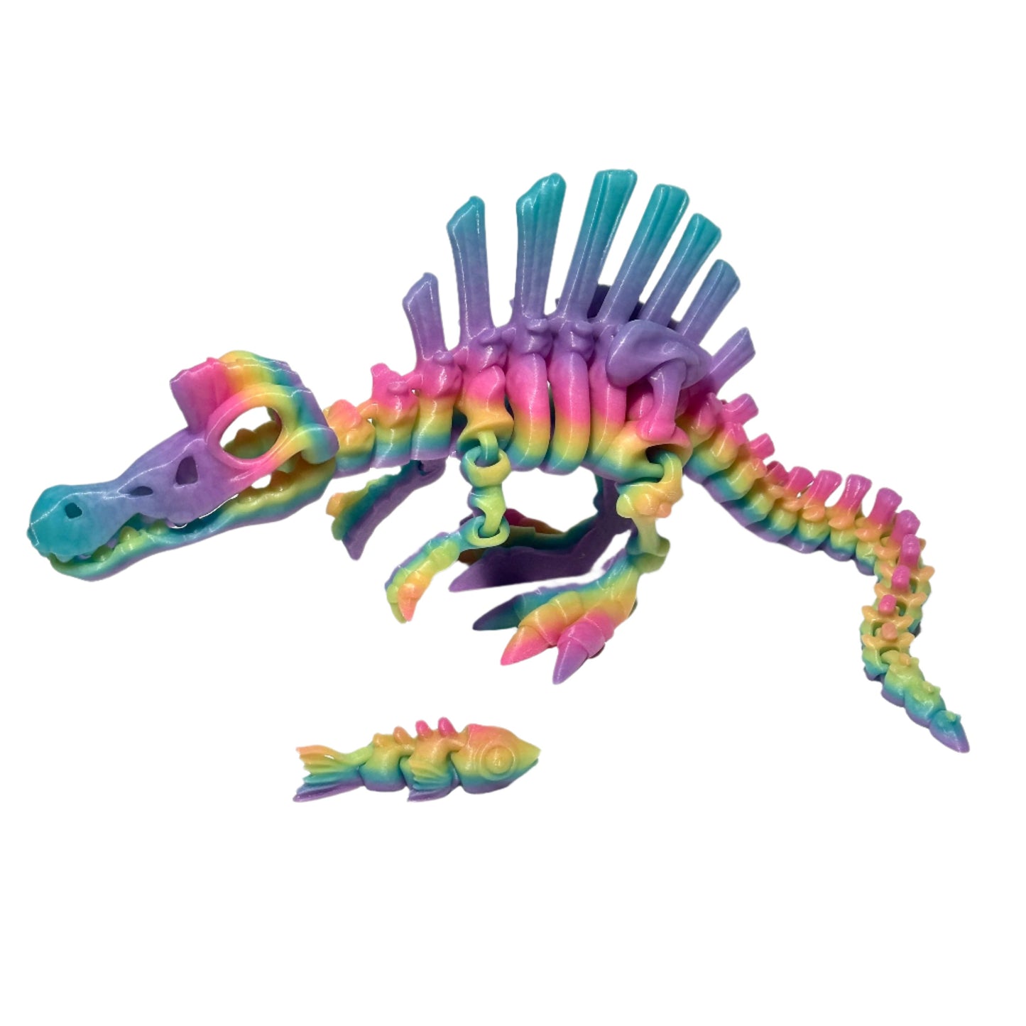 Giant Flexi Skeleton Spinosaurus - 3D Printed Articulating Figure