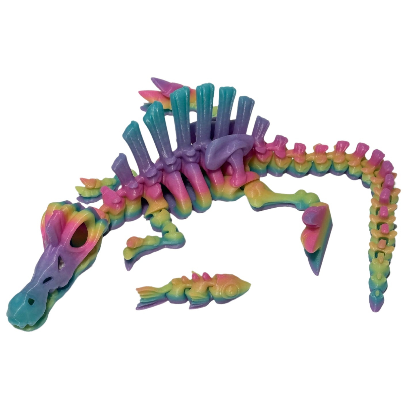 Giant Flexi Skeleton Spinosaurus - 3D Printed Articulating Figure