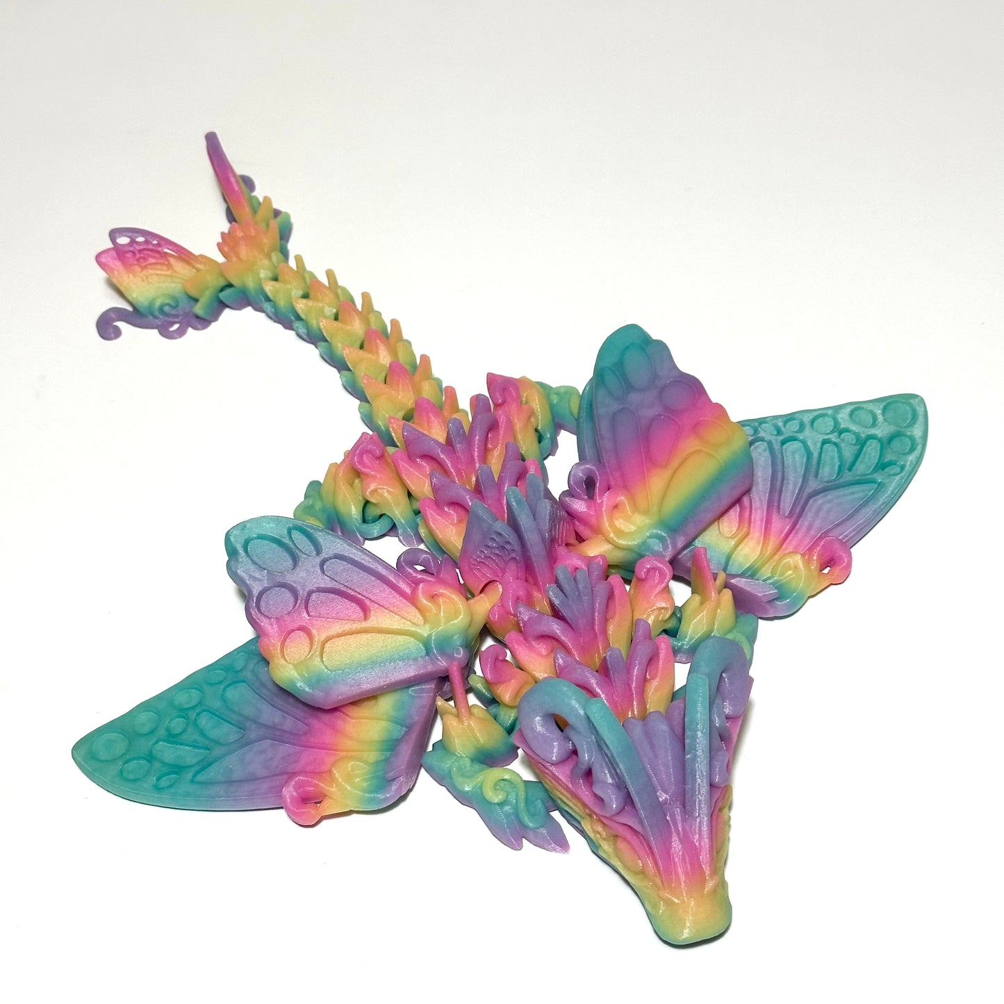 Baby Butterfly Dragon - 3D Printed Articulating Figurine