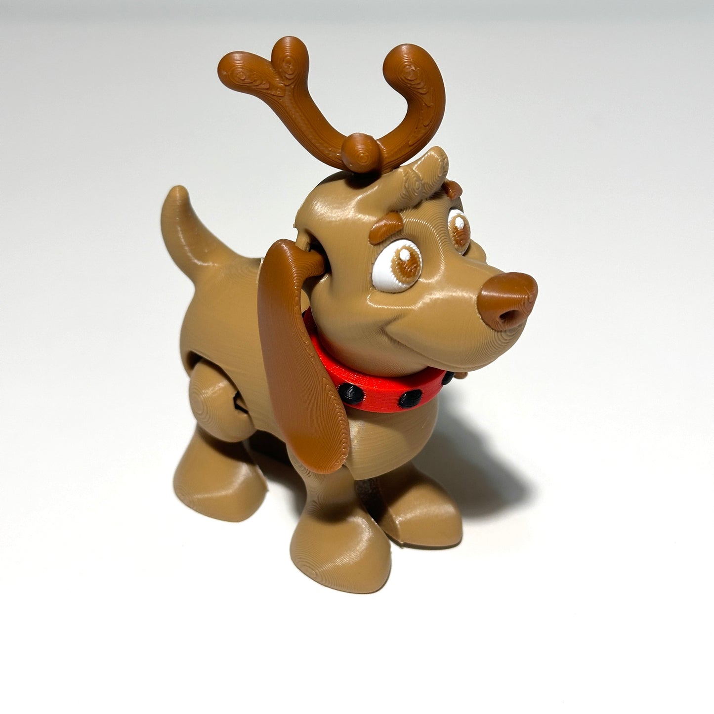 Anti Christmas Green Guy's Dog Max - 3D Printed Articulating Figure