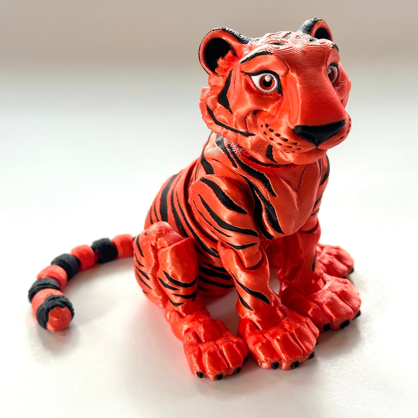 Tiger - 3D Printed Articulating Figurine