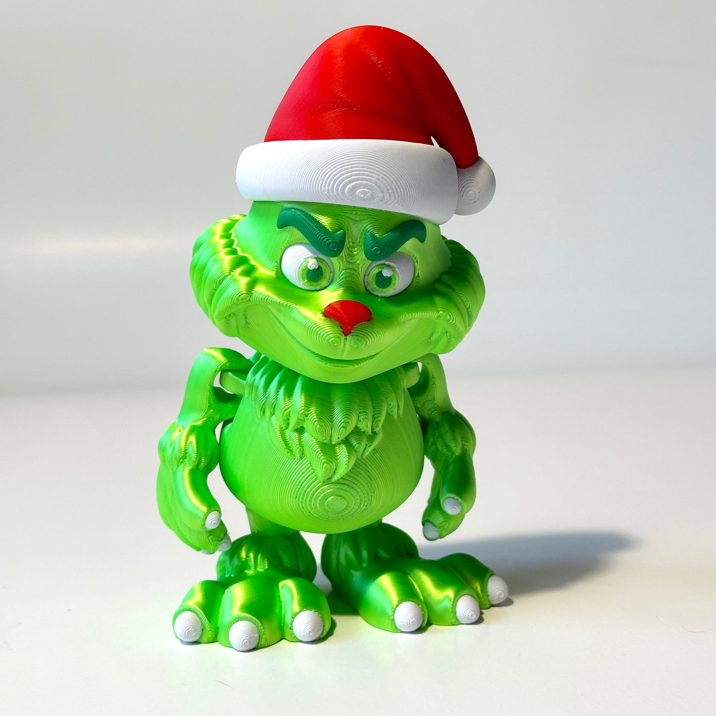 Anti Christmas Green Guy - 3D Printed Articulating Figure