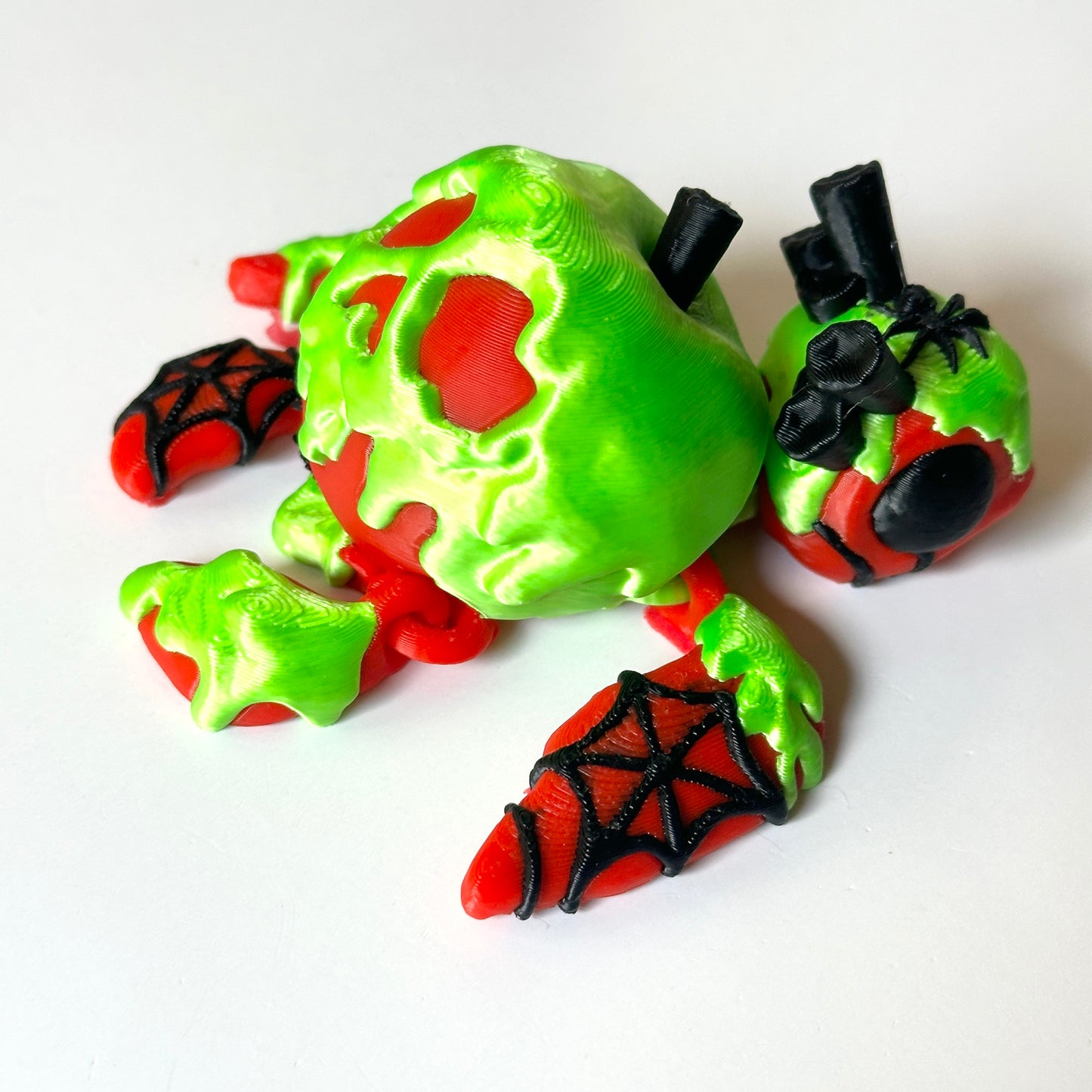 Rotten Apple Turtle - 3D Printed Articulating Figure