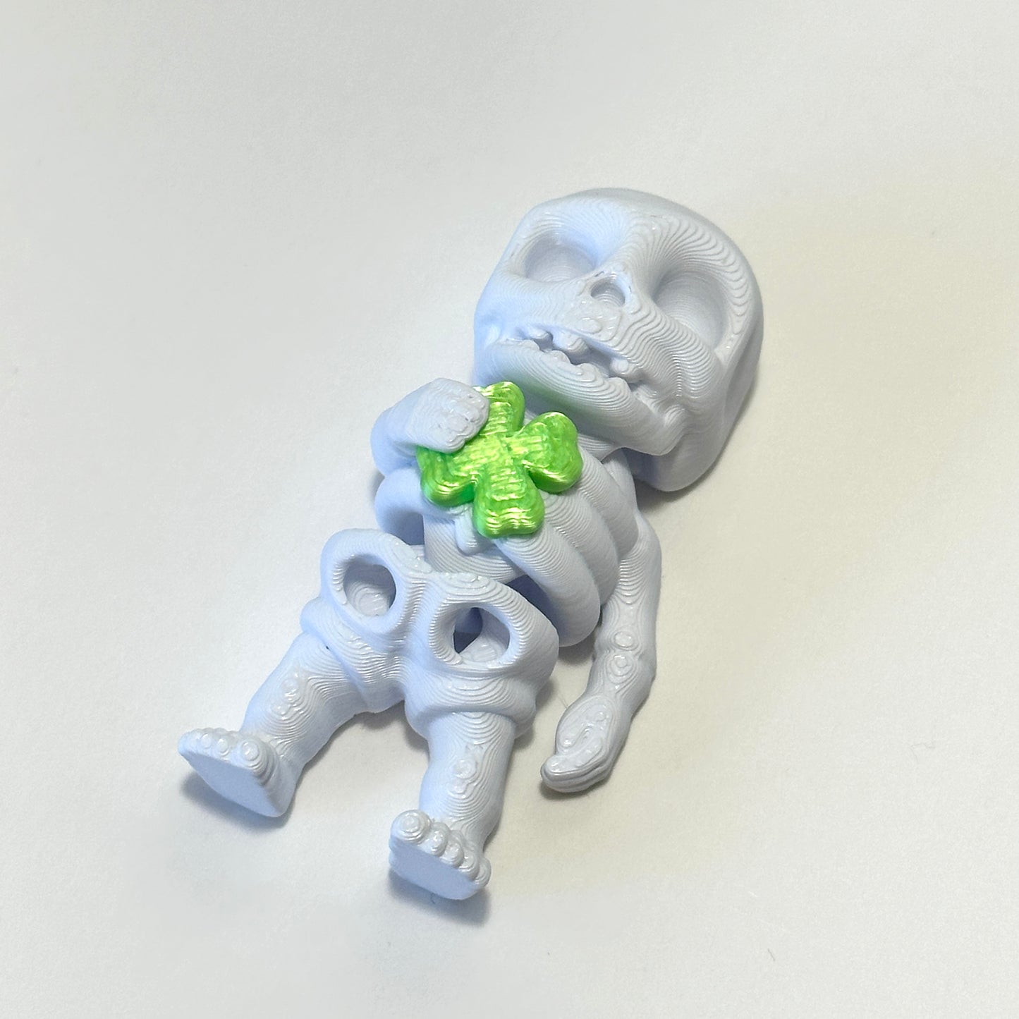 Mini Lucky Skeleton - 3D Printed Articulating FIgure