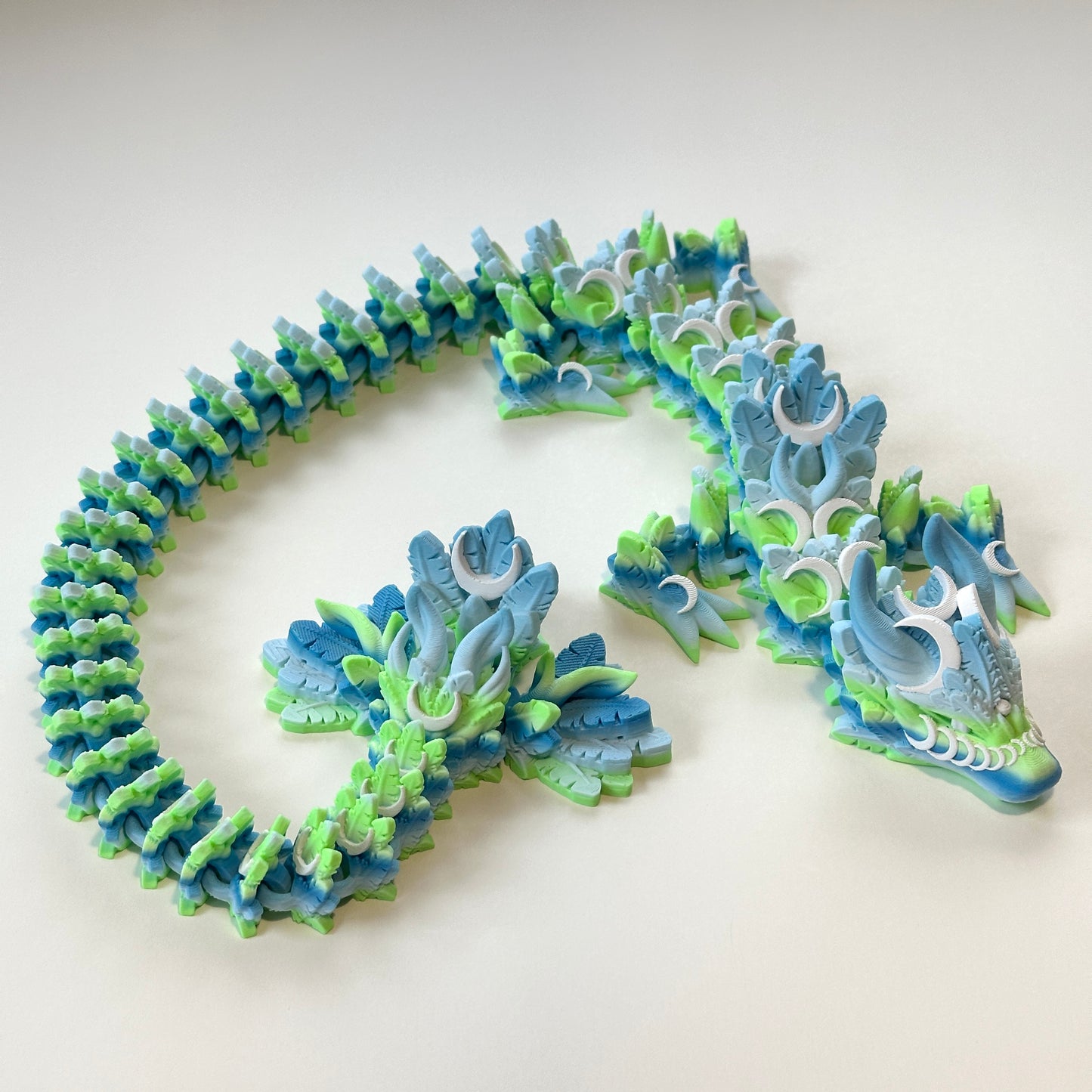 Large Lunar Dragon - 3D Printed Articulating