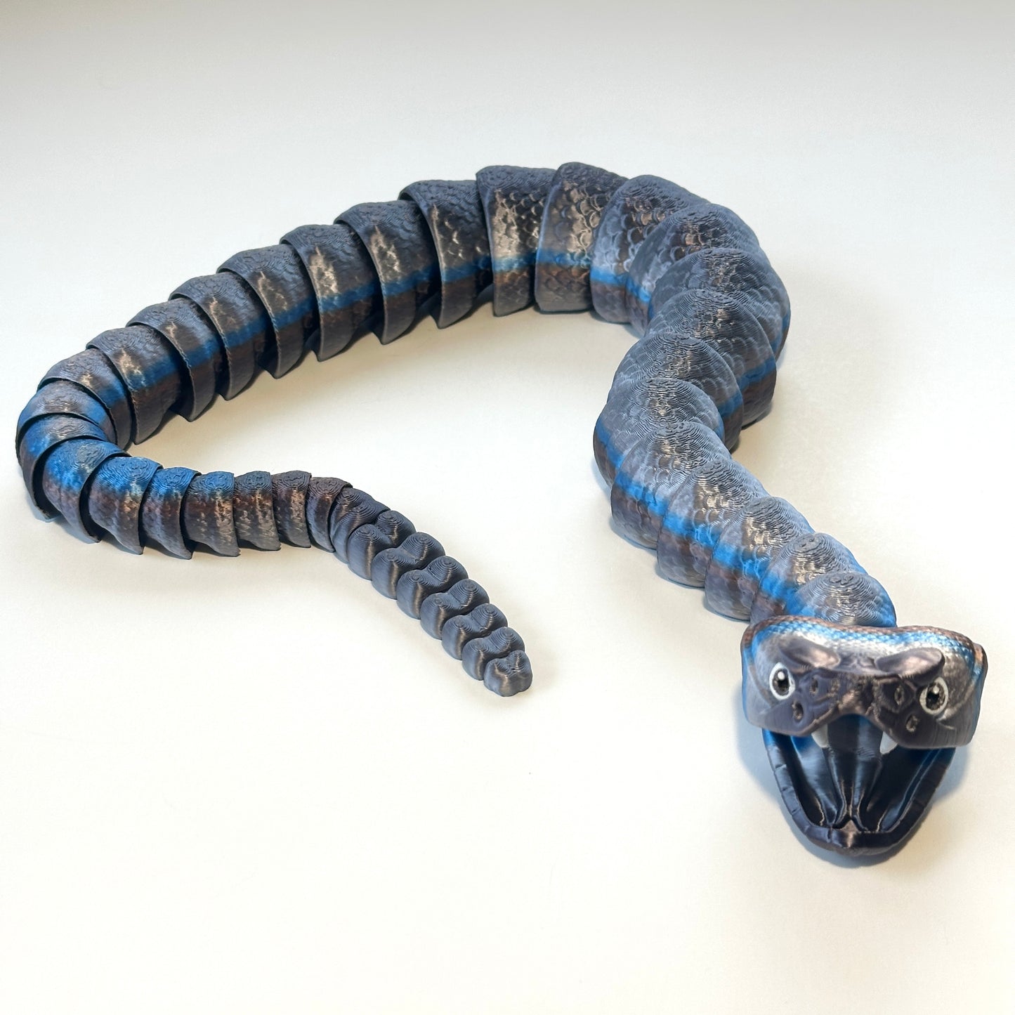 3D Printed Rattlesnake - Articulating Figure