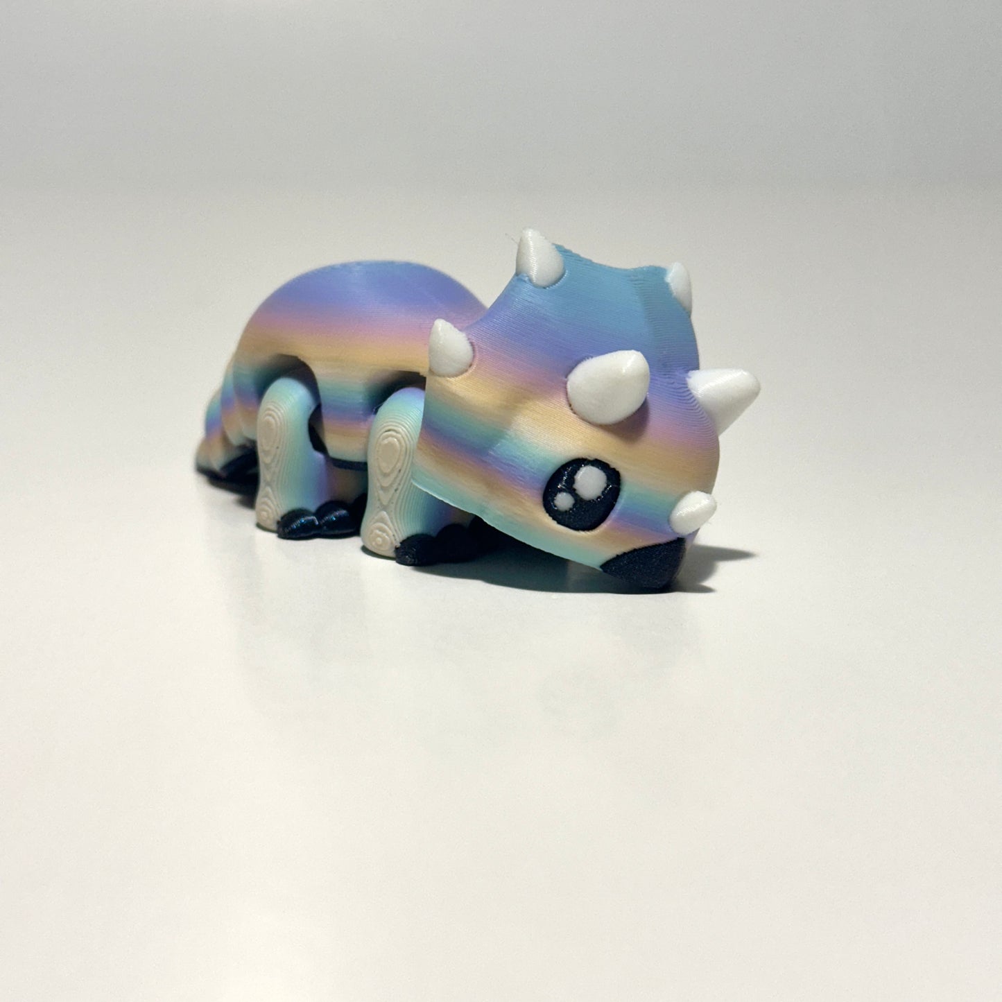 Flexi Triceratops - 3D Printed Articulating Figure