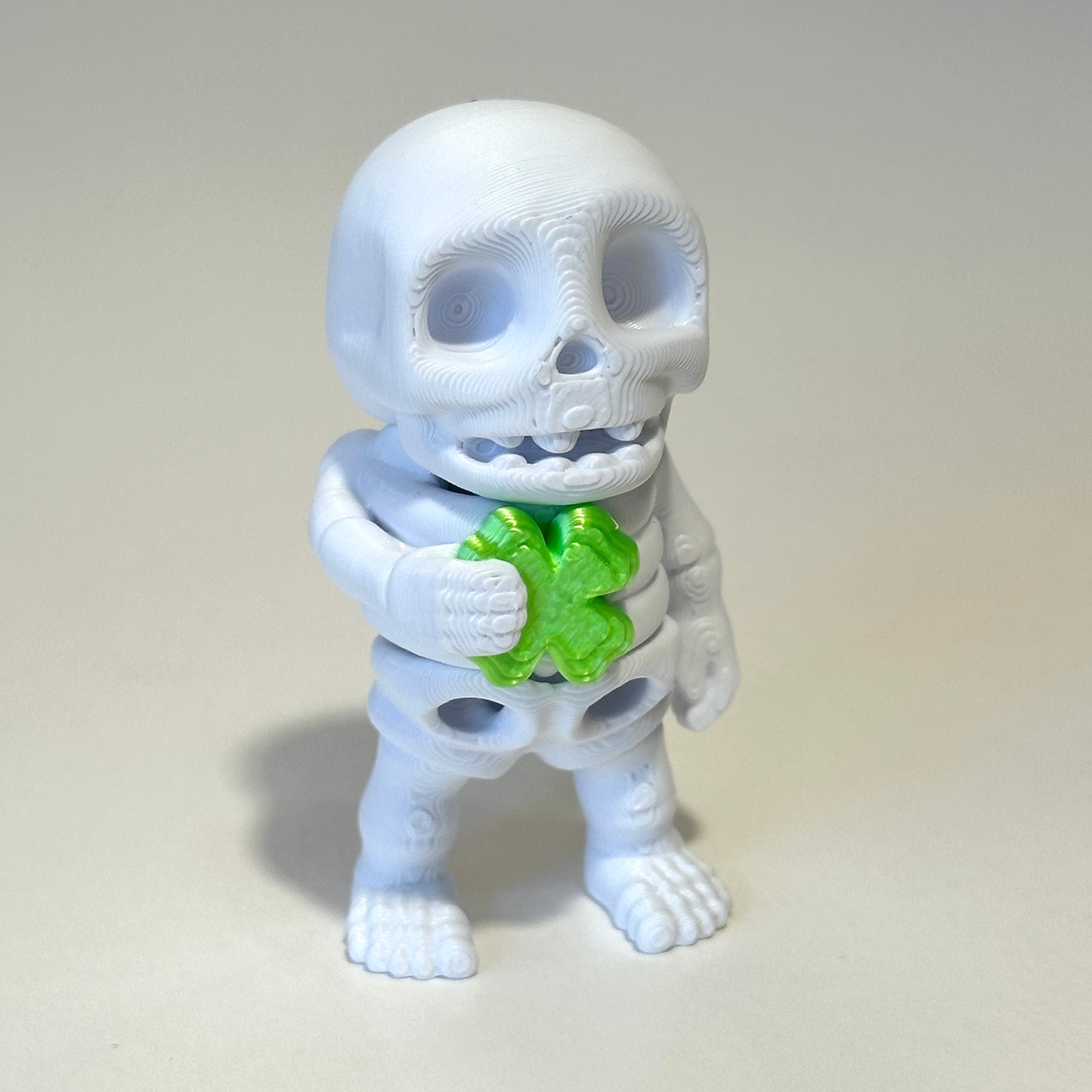 Mini Lucky Skeleton - 3D Printed Articulating FIgure