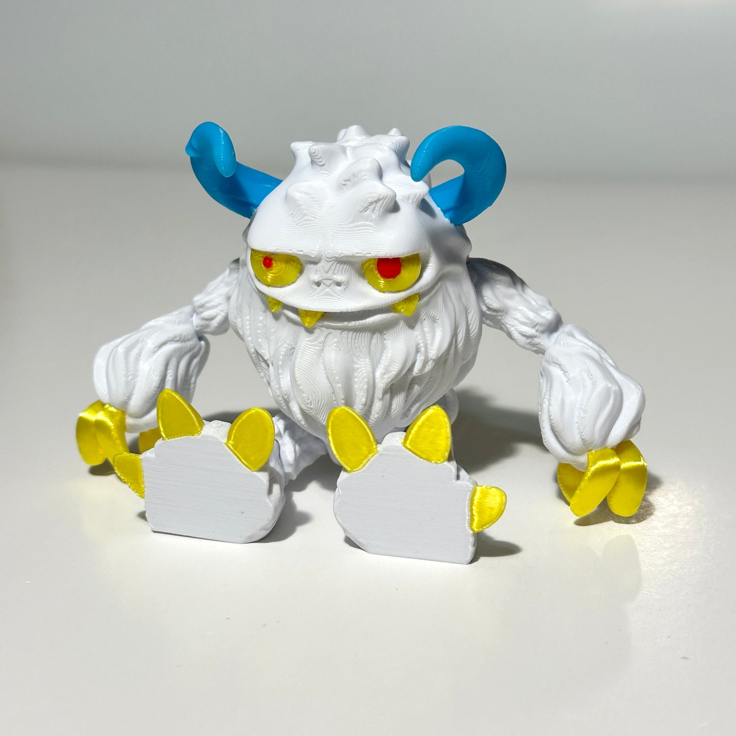 Creepy Yeti - 3D Printed Articulating FIgure