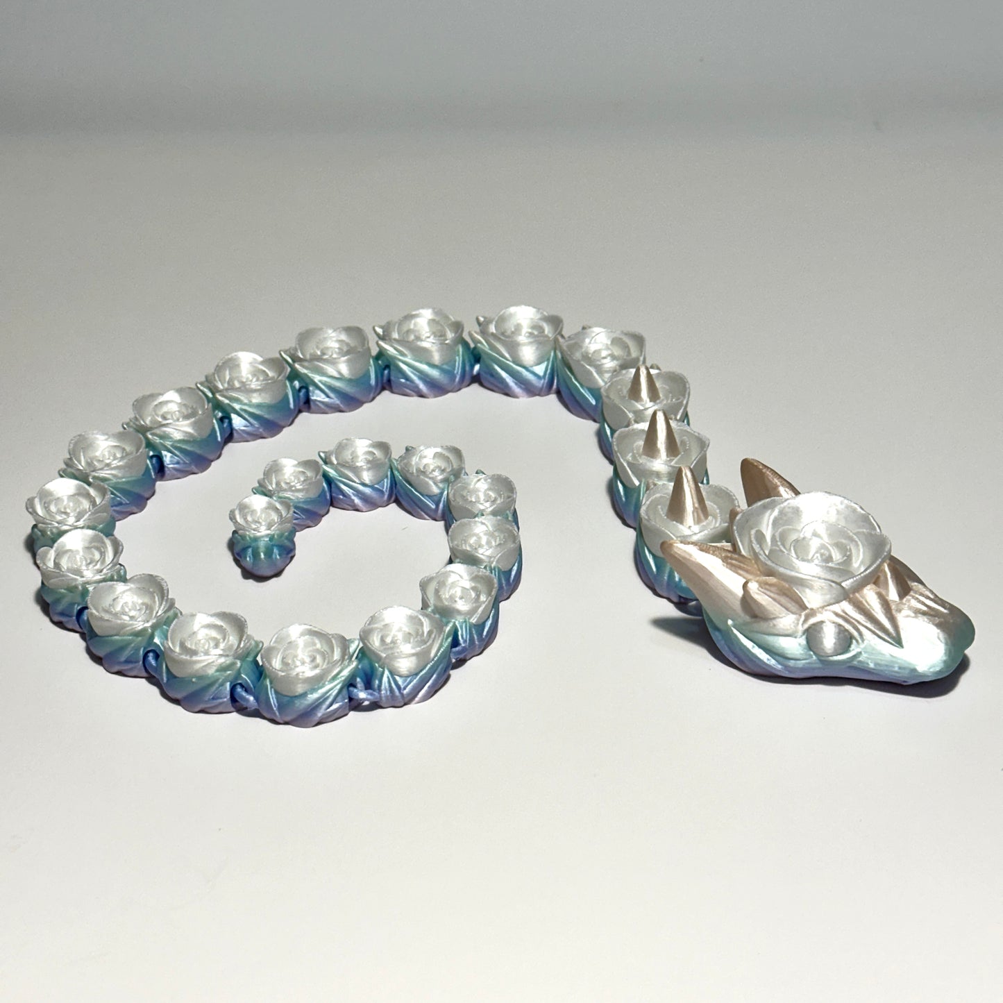 Large Rose Snake - 3D Printed Figurine