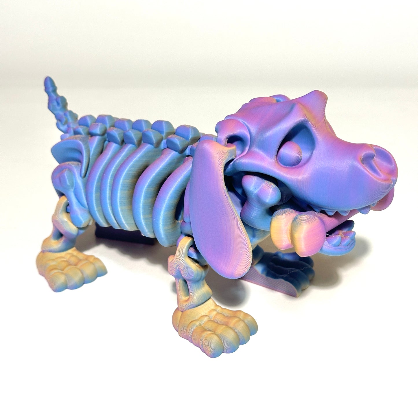 Flexi Skeli Dachshund - 3D Printed Articulating Figure