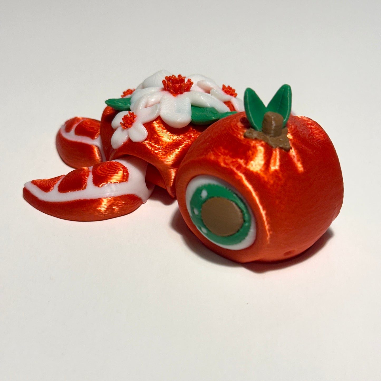 Fruit Blossom Turtle - 3D Printed Articulating Figure