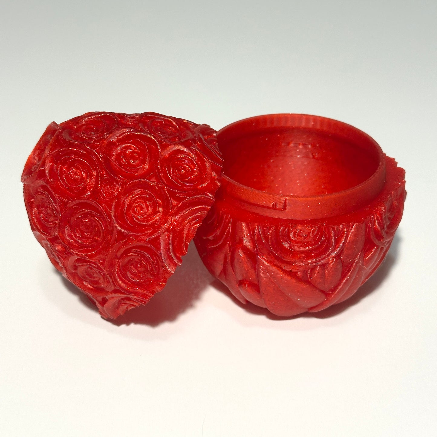 Small Rose Egg - 3D Printed Articulating FIgure