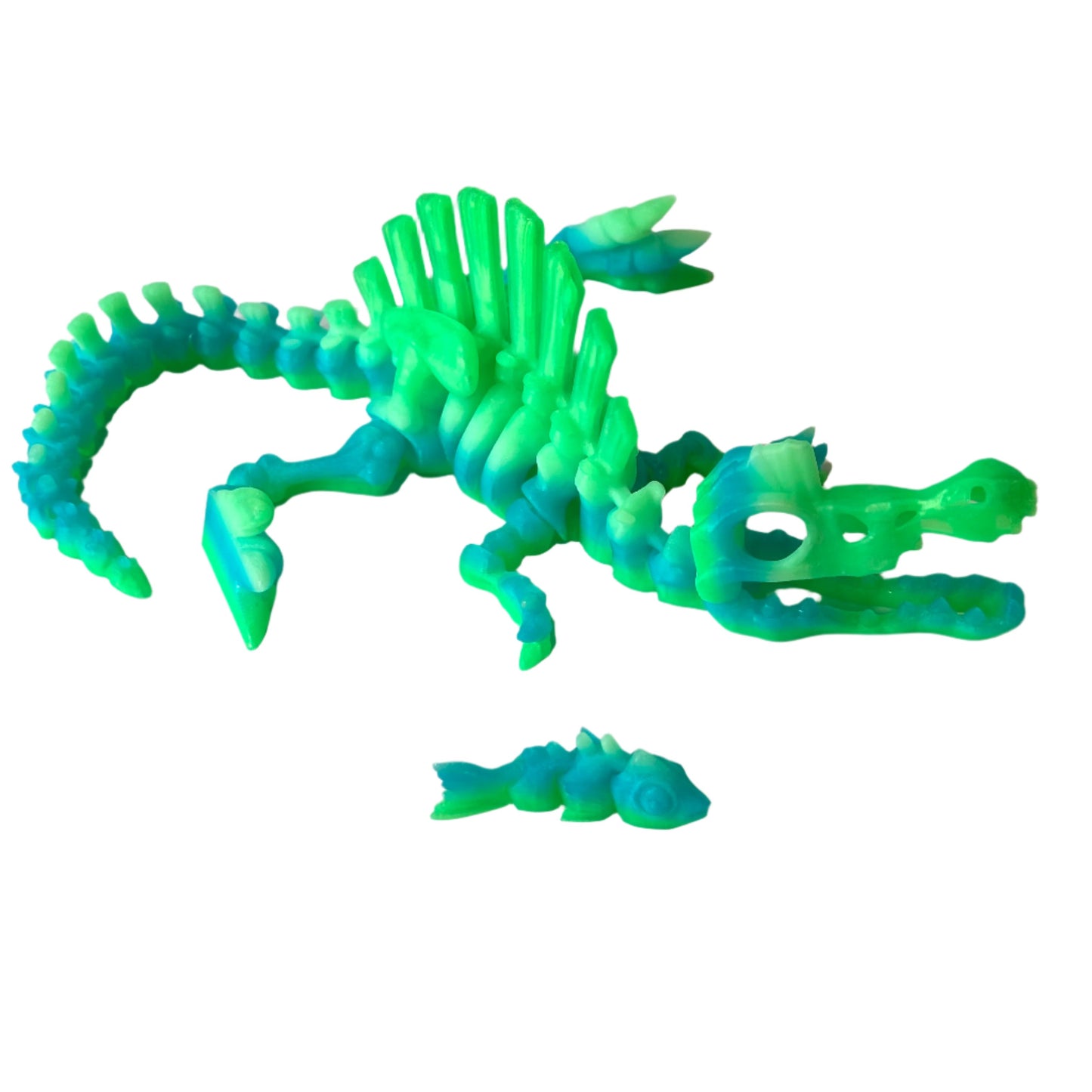 Flexi Skeleton Spinosaurus - 3D Printed Articulating Figure