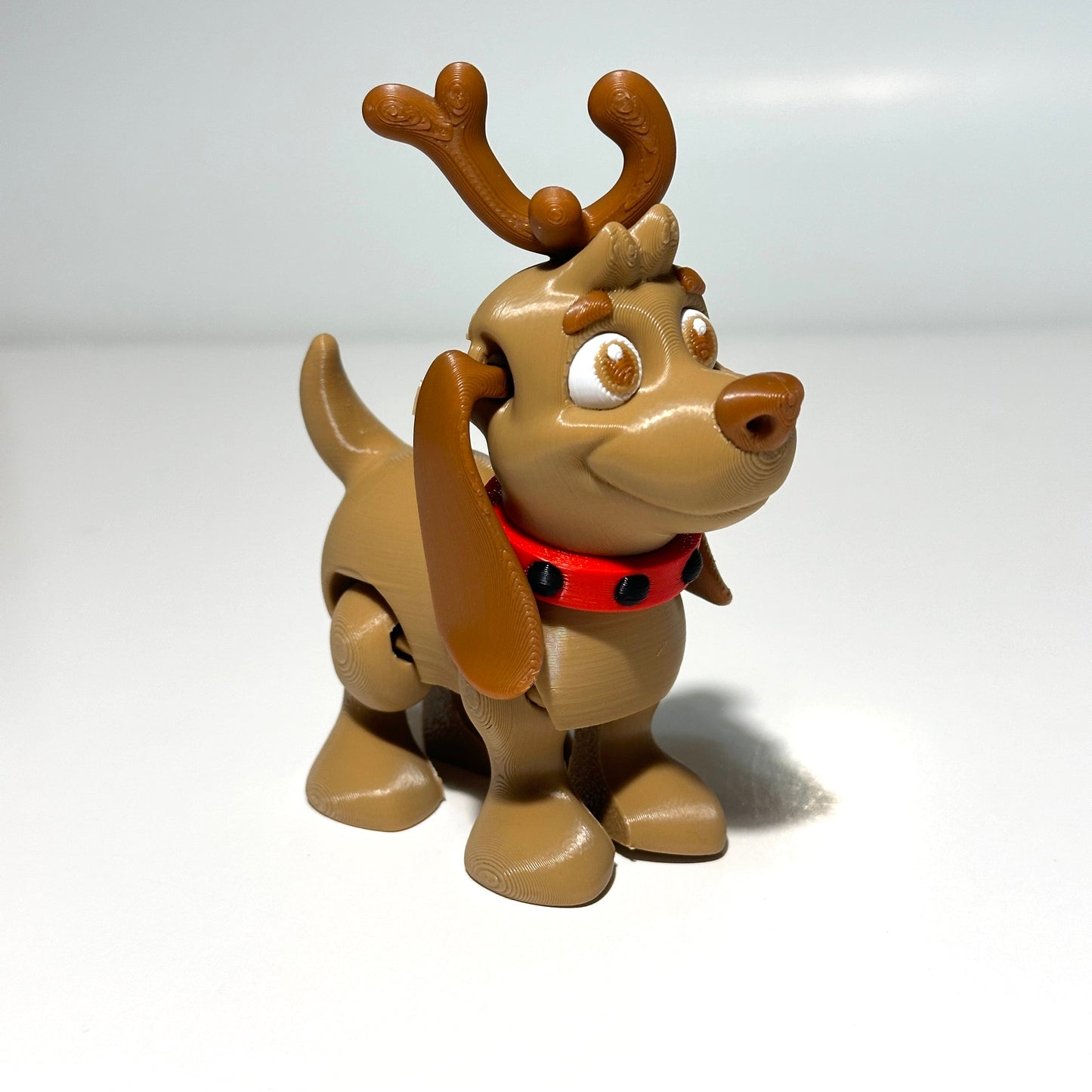 Anti Christmas Green Guy's Dog Max - 3D Printed Articulating Figure