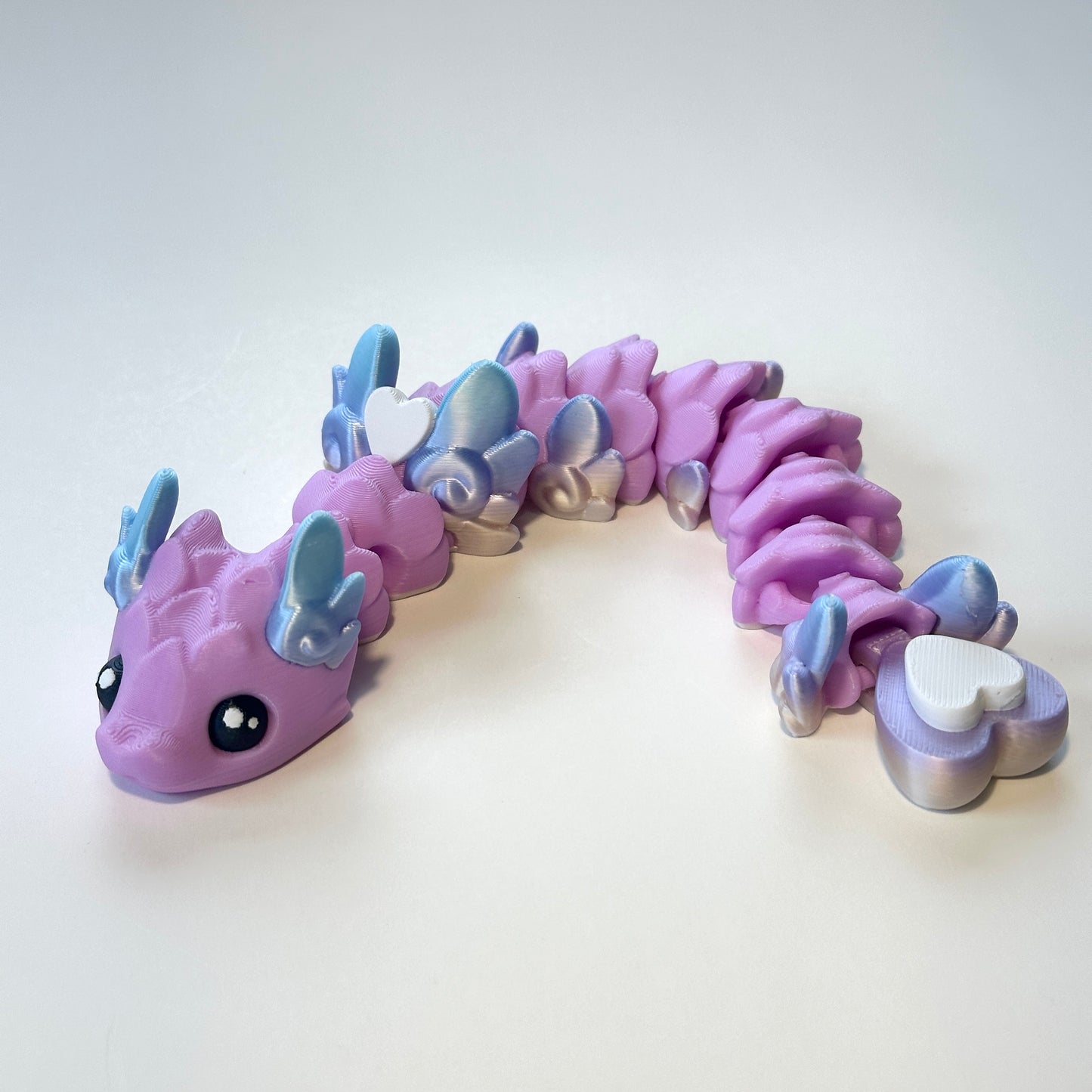 Heart Snake - 3D Printed Articulating Figure